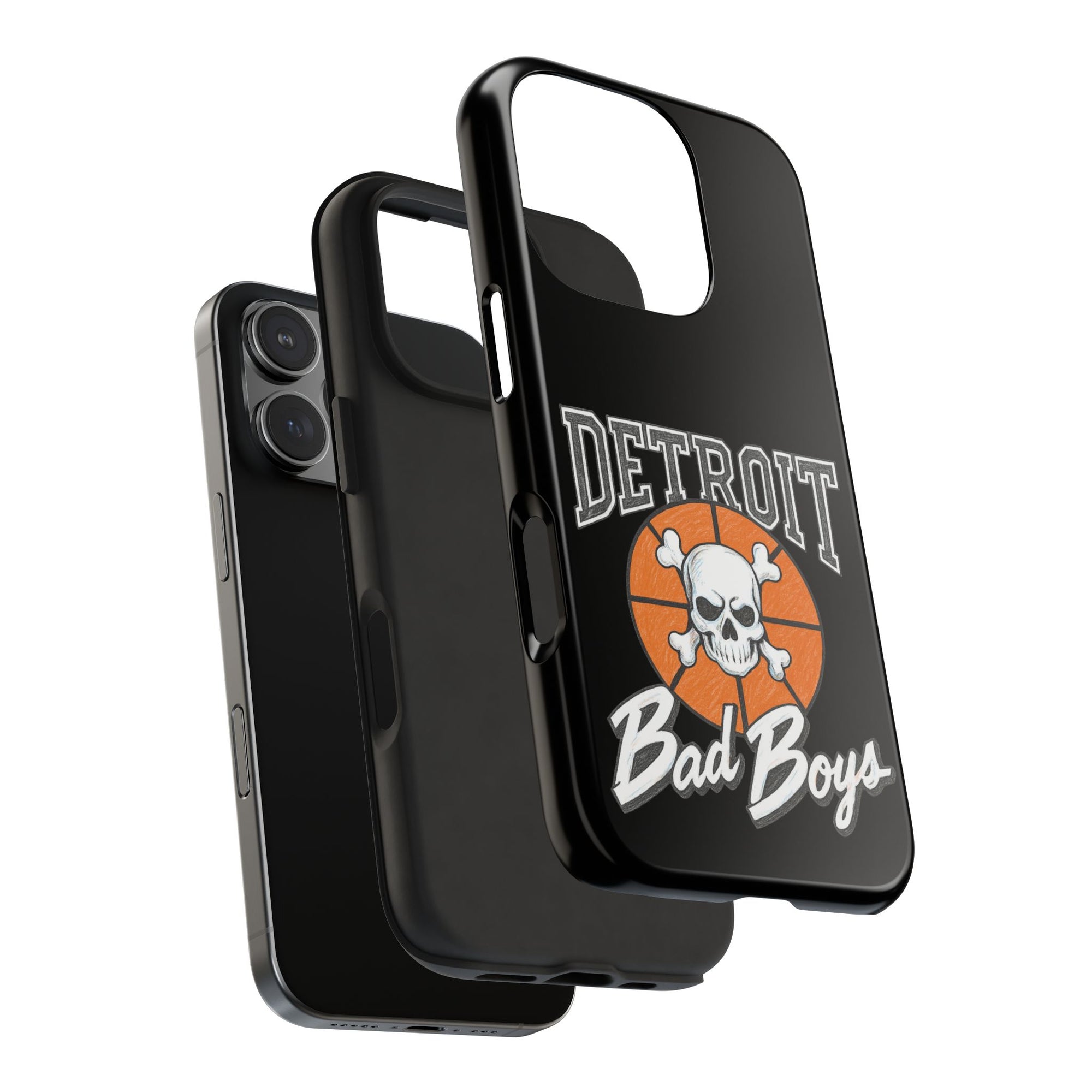 Detroit Bad Boys Phone Case | Basketball Skull Design - Tough Case