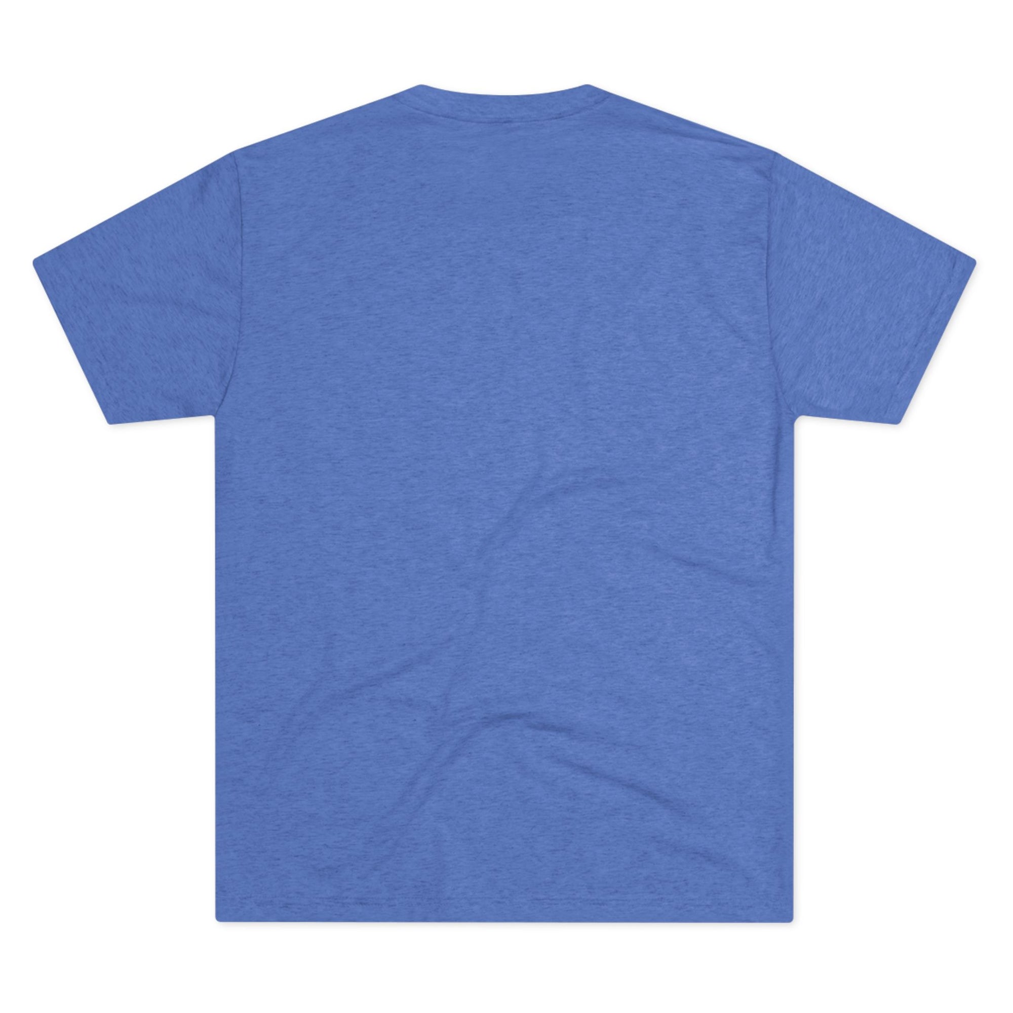 Detroit Blue &amp; White Triblend T-Shirt | Old English Detroit Tee | Super Soft Vintage Detroit Shirt | Detroit Streetwear | Motor City Tee