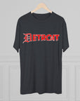 Detroit Triblend T-Shirt | Old English Detroit Tee | Super Soft Vintage Detroit Shirt | Premium Detroit Streetwear | Motor City Tee