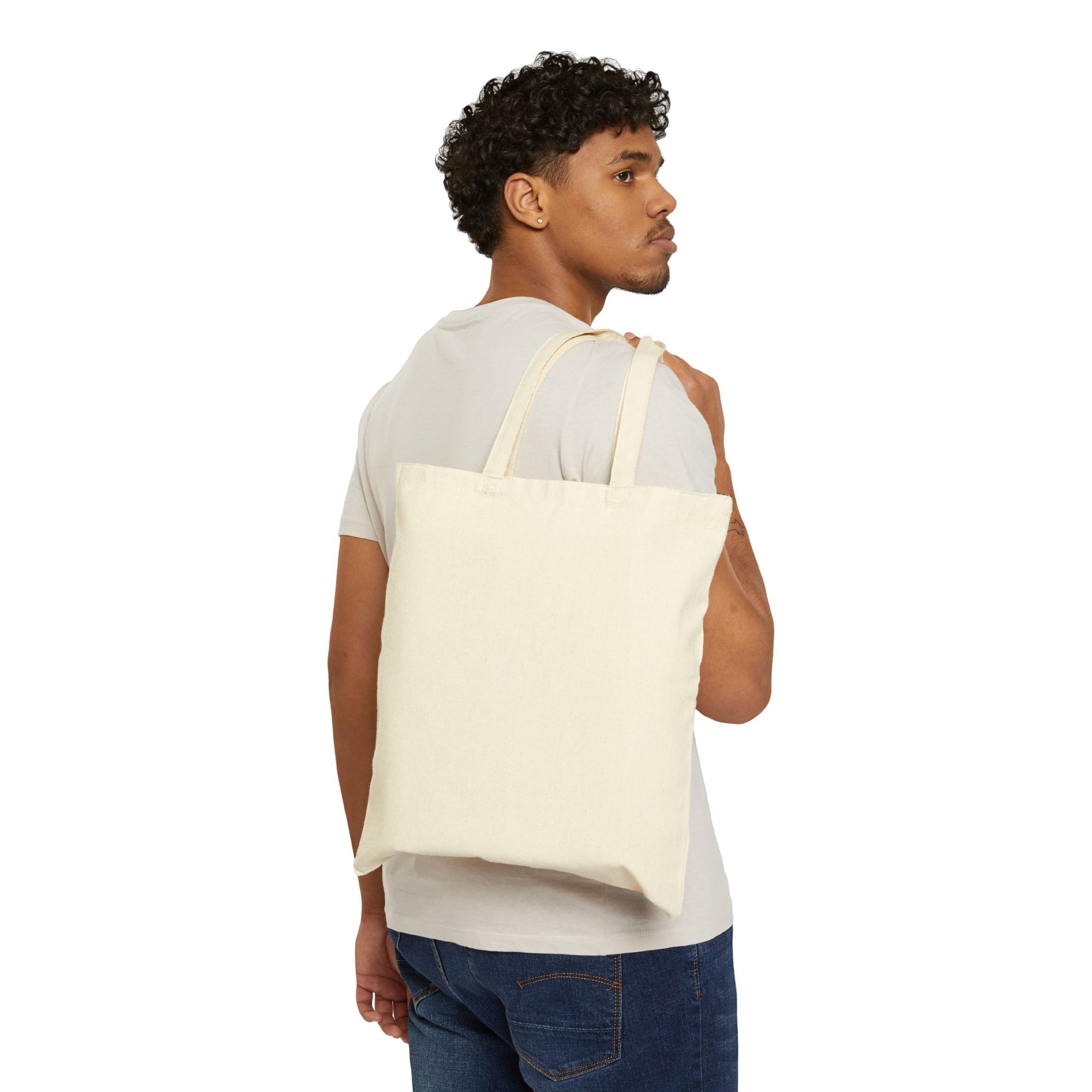 Historic Eastern Market Building Tote Bag | Canvas Market Scene Tote | Detroit Building Tote Bag