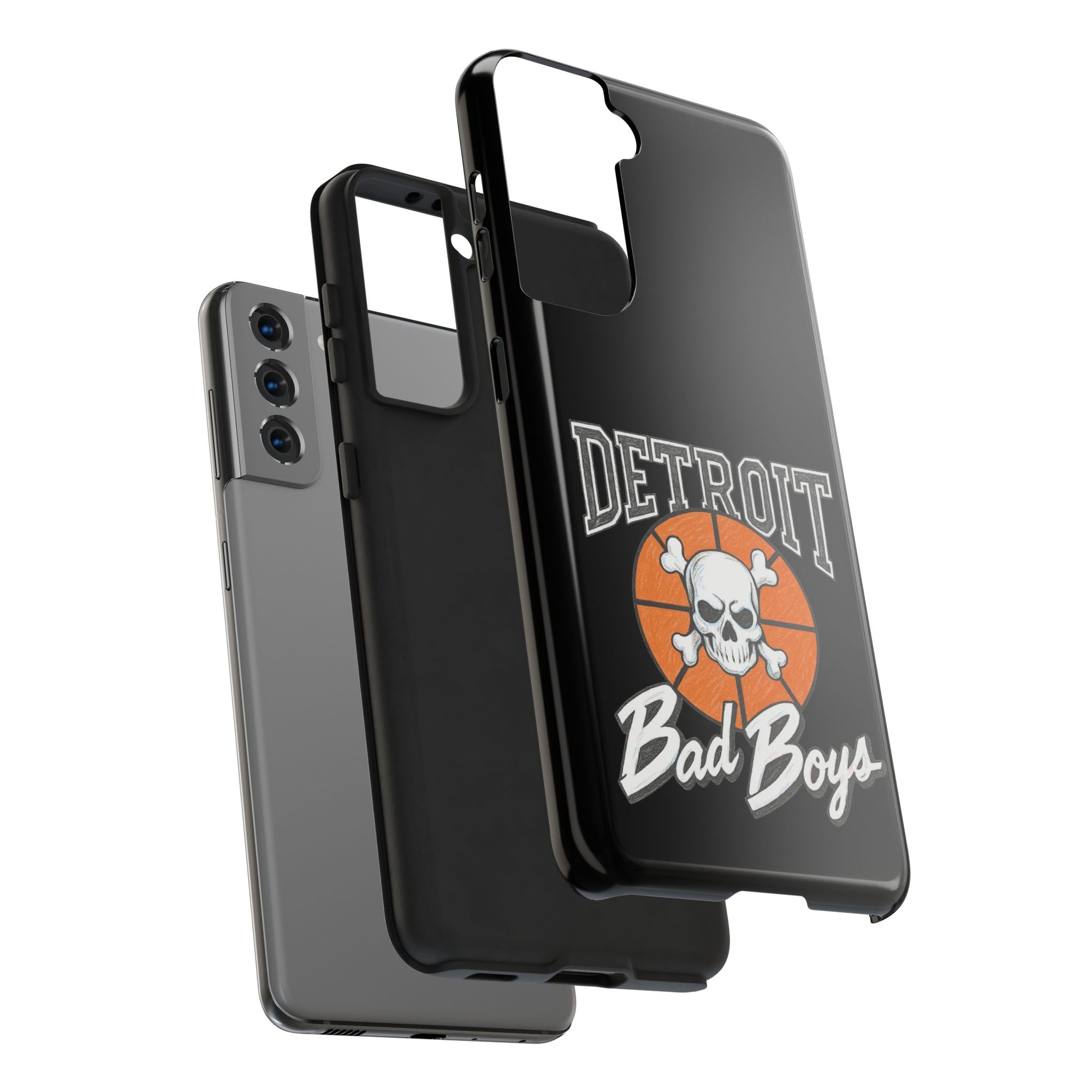 Detroit Bad Boys Phone Case | Basketball Skull Design - Tough Case