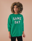 Game Day Crewneck Sweatshirt | Collegiate Lettering, Sports Fanwear