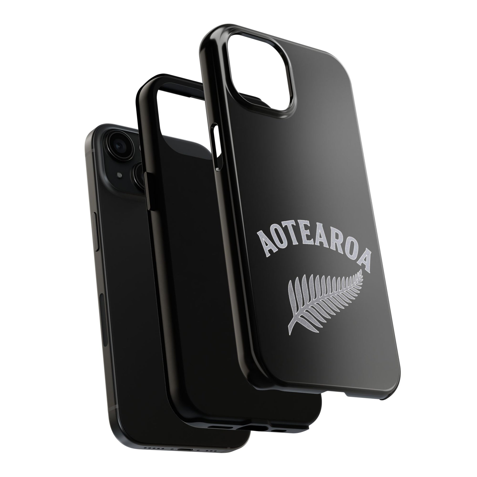 Aotearoa Phone Case | Silver Fern Phone Case | New Zealand iPhone Case | Kiwi Phone Case | Fern Design Phone Cover | NZ Pride Case