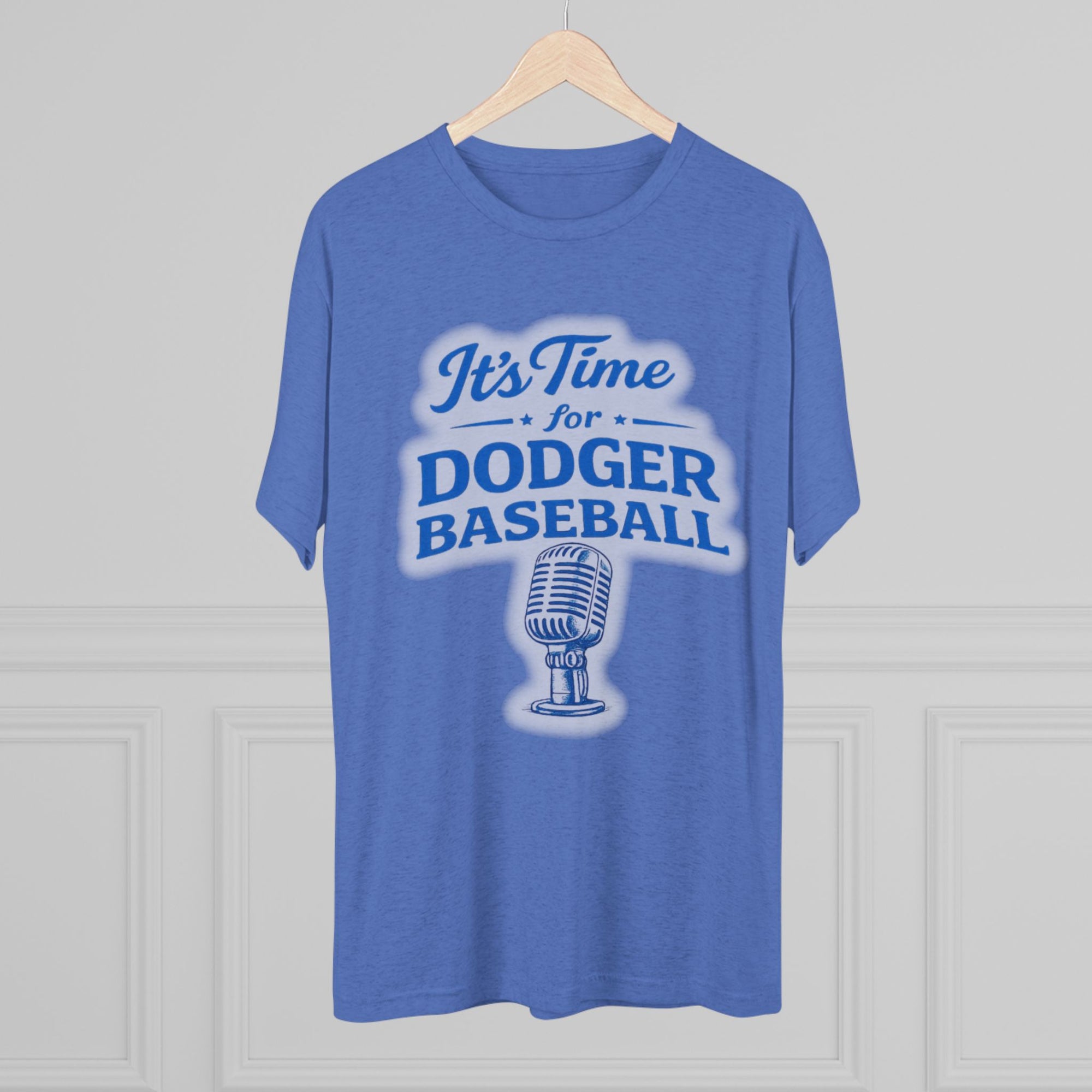 It's Time for Dodger Baseball Shirt, Vintage Dodgers Fan Tee, Baseball Broadcaster Tribute Shirt, LA Baseball Fan Gift