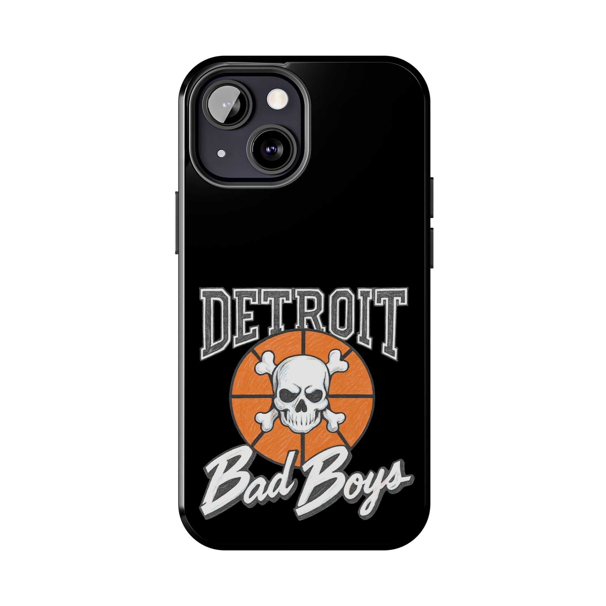 Detroit Bad Boys Phone Case | Basketball Skull Design - Tough Case