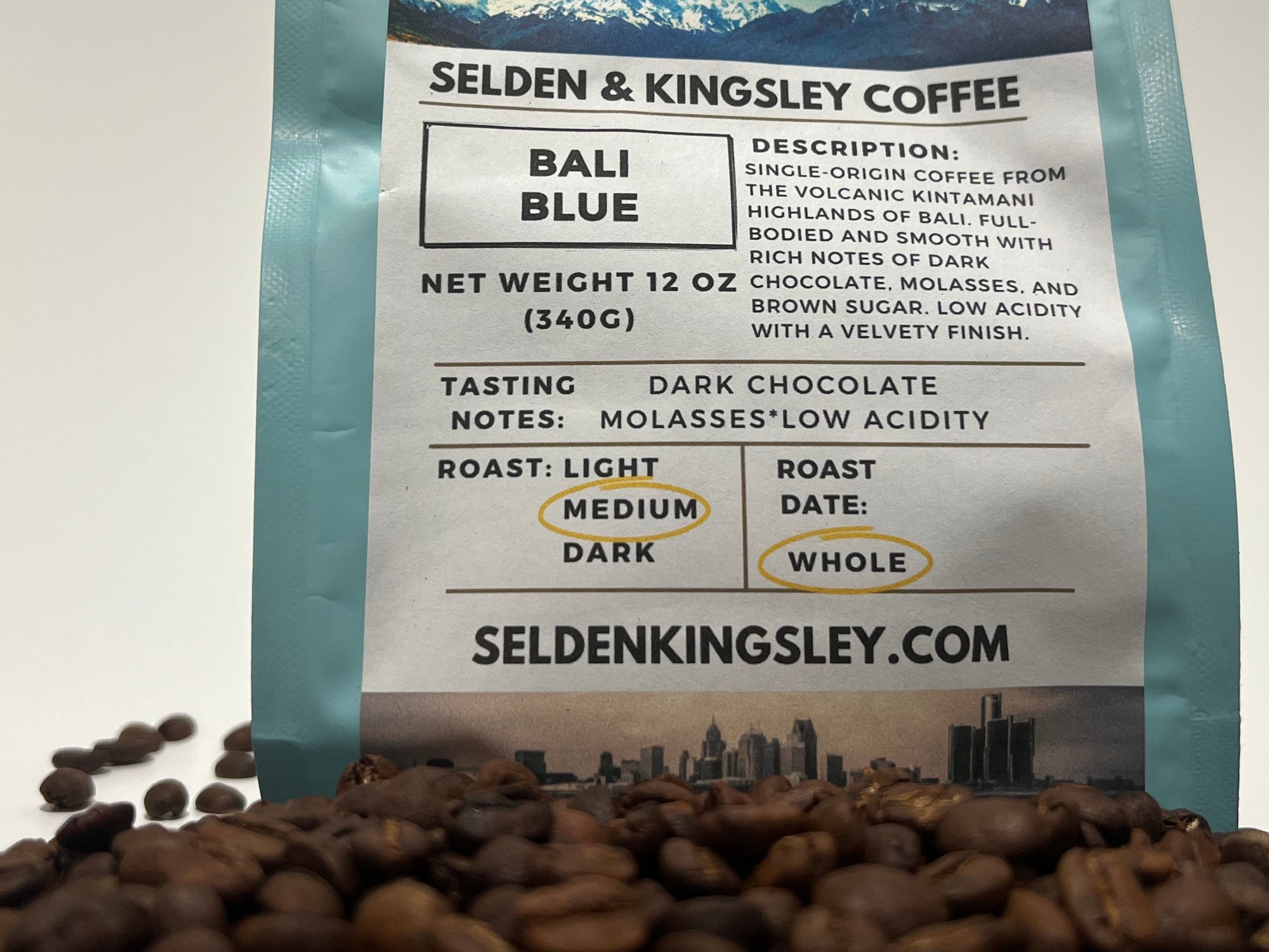 Bali Blue Coffee, Single-Origin Kintamani Bali Roast, Low Acid Coffee