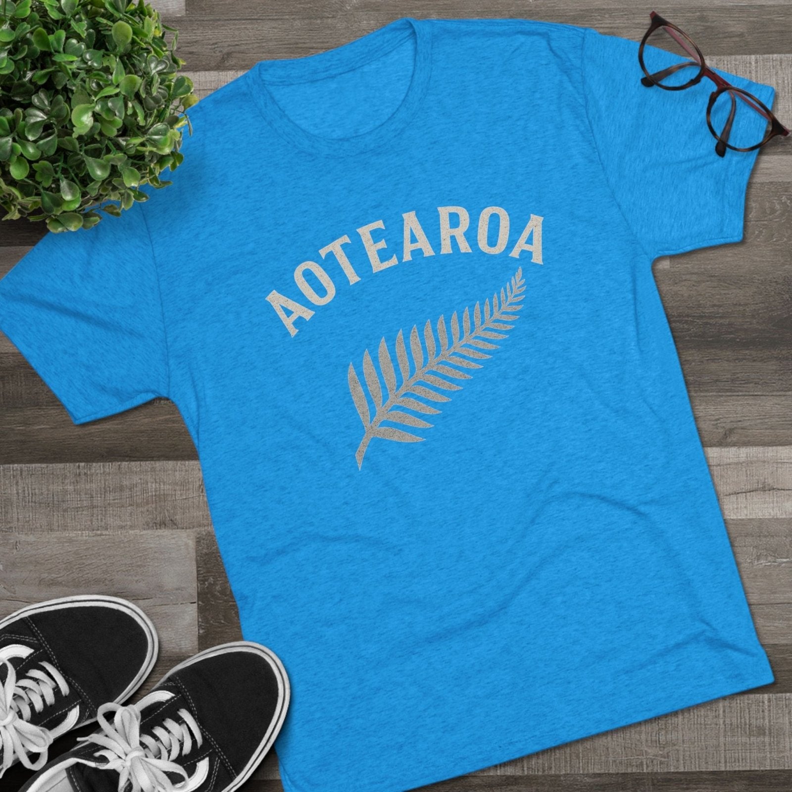 Aotearoa New Zealand Tri - Blend Tee, Classic Soft Shirt for Men &amp; Women, Kiwi Travel Top, Vintage Tshirt, Comfortable Cotton Blend, Souvenir - Selden &amp; Kingsley