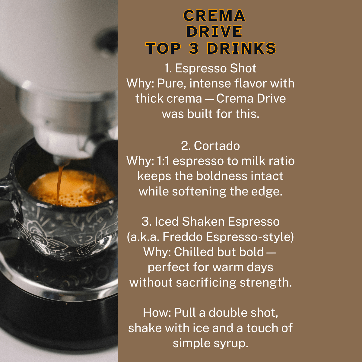 Crema Drive Espresso Blend - Selden & Kingsley