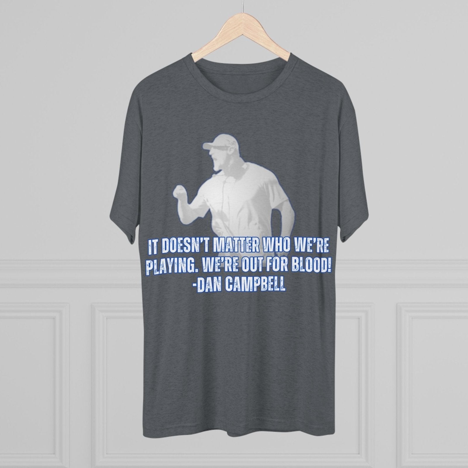 Dan Campbell Quotes &quot;Out for Blood&quot; T-Shirt - Selden &amp; Kingsley
