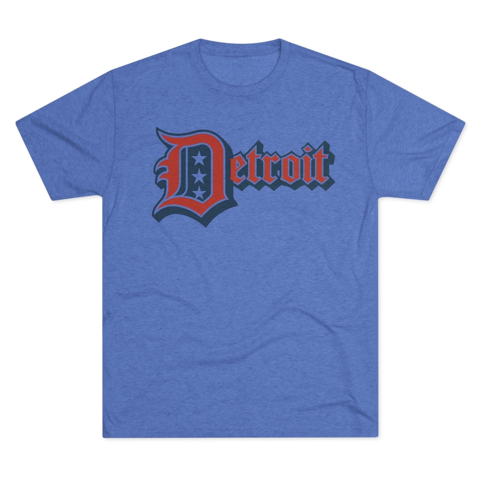 Detroit 4th of July Tri - Blend Tee, Patriotic Unisex Crew Shirt, Holiday Celebration T-Shirt, City Pride Tee, Festive July 4th Apparel - Selden &amp; Kingsley