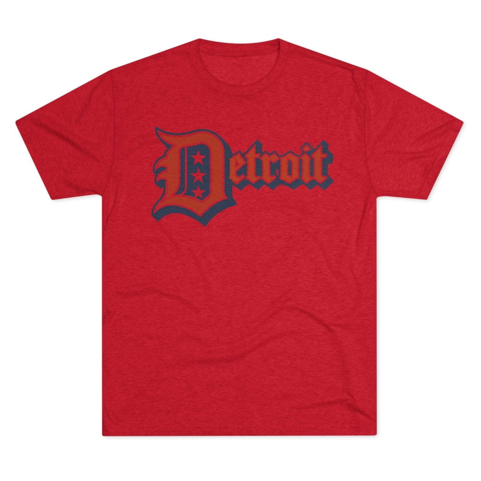 Detroit 4th of July Tri - Blend Tee, Patriotic Unisex Crew Shirt, Holiday Celebration T-Shirt, City Pride Tee, Festive July 4th Apparel - Selden &amp; Kingsley