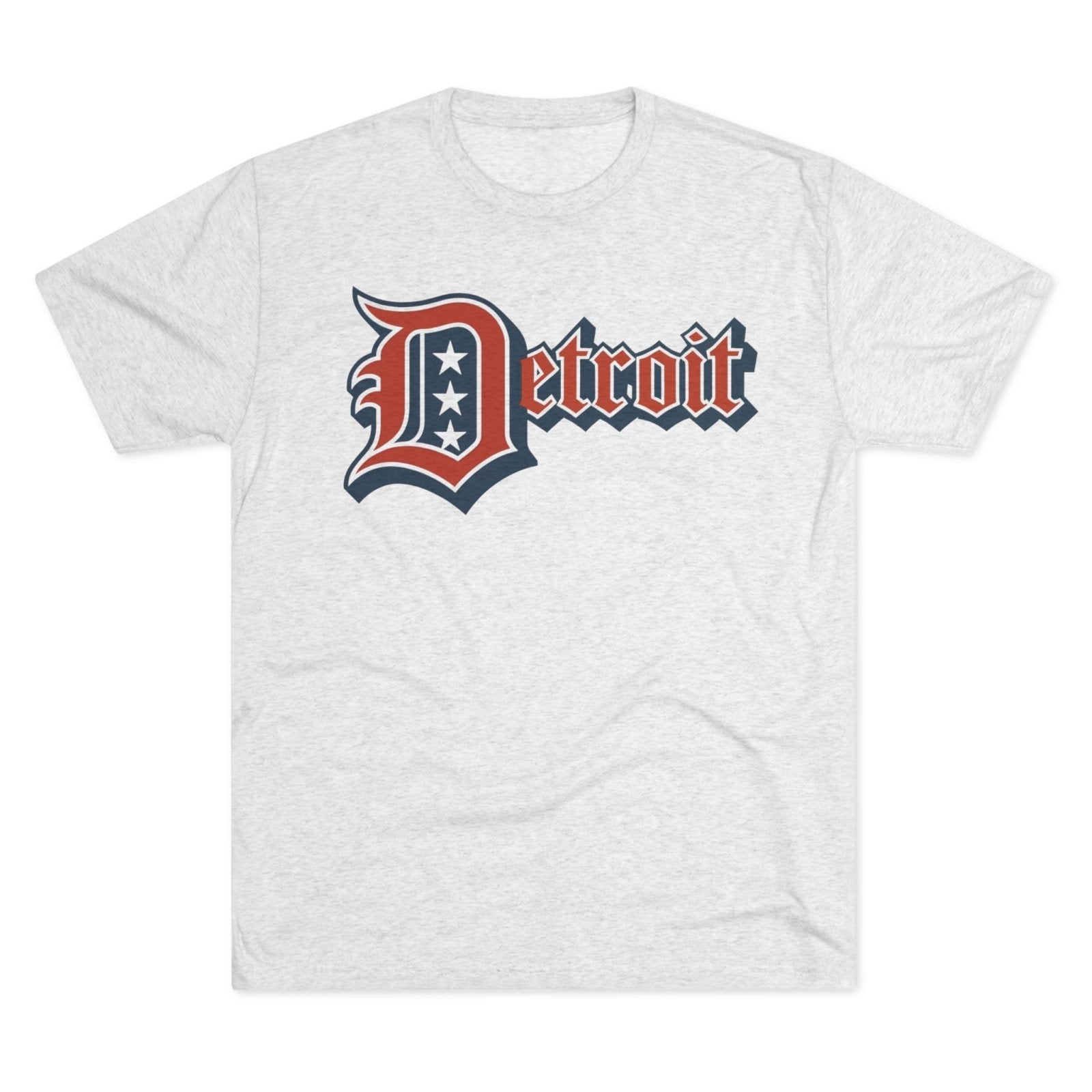 Detroit 4th of July Tri - Blend Tee, Patriotic Unisex Crew Shirt, Holiday Celebration T-Shirt, City Pride Tee, Festive July 4th Apparel - Selden & Kingsley
