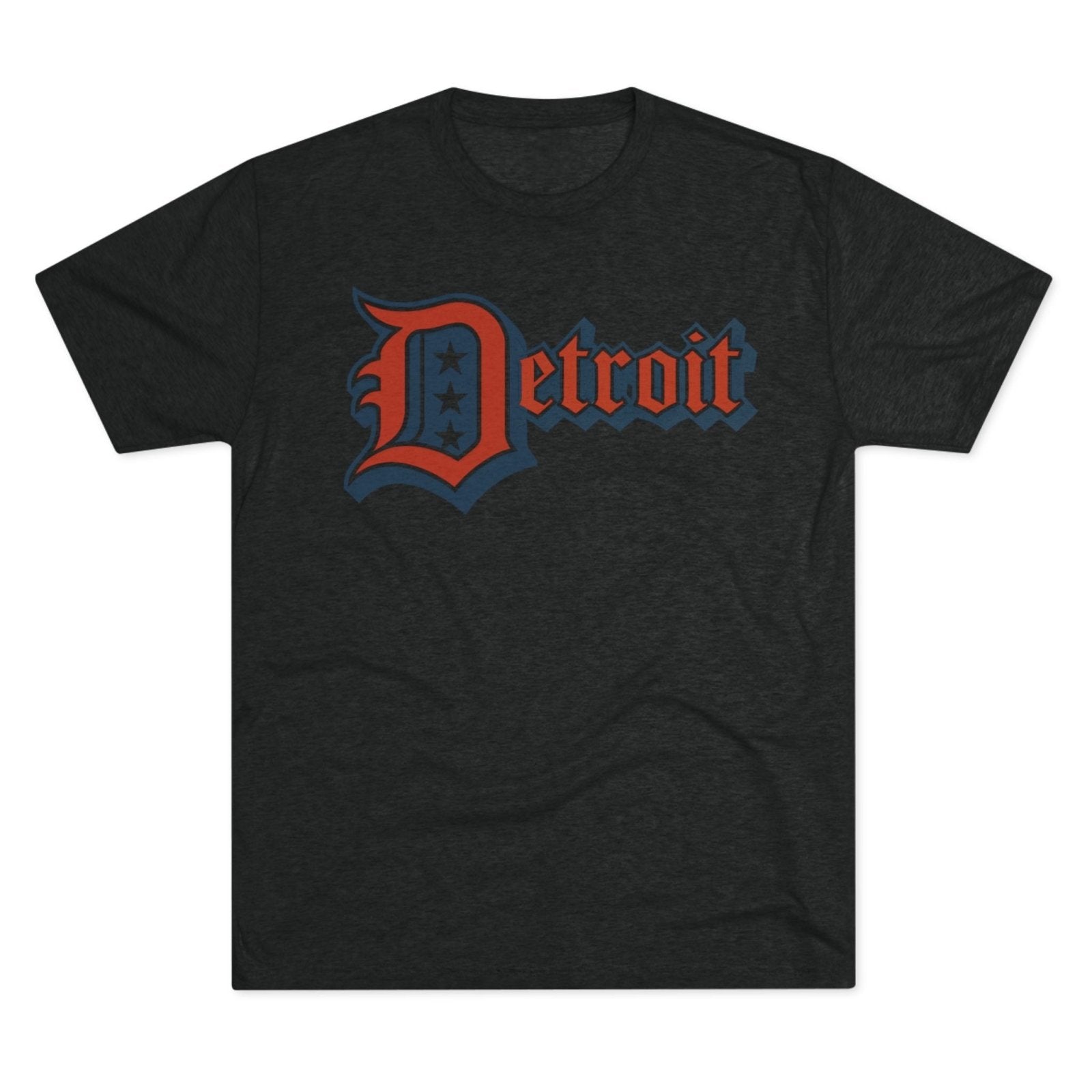 Detroit 4th of July Tri - Blend Tee, Patriotic Unisex Crew Shirt, Holiday Celebration T-Shirt, City Pride Tee, Festive July 4th Apparel - Selden & Kingsley