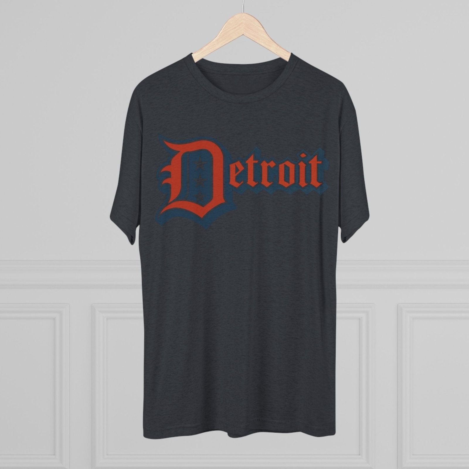 Detroit 4th of July Tri - Blend Tee, Patriotic Unisex Crew Shirt, Holiday Celebration T-Shirt, City Pride Tee, Festive July 4th Apparel - Selden &amp; Kingsley