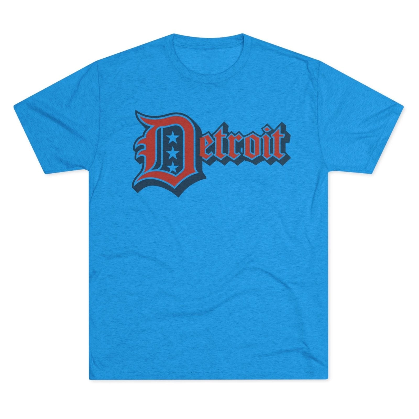 Detroit 4th of July Tri - Blend Tee, Patriotic Unisex Crew Shirt, Holiday Celebration T-Shirt, City Pride Tee, Festive July 4th Apparel - Selden &amp; Kingsley