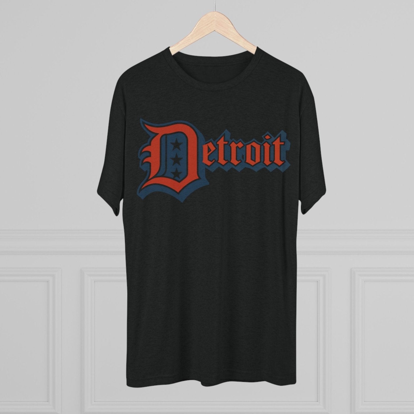 Detroit 4th of July Tri - Blend Tee, Patriotic Unisex Crew Shirt, Holiday Celebration T-Shirt, City Pride Tee, Festive July 4th Apparel - Selden &amp; Kingsley