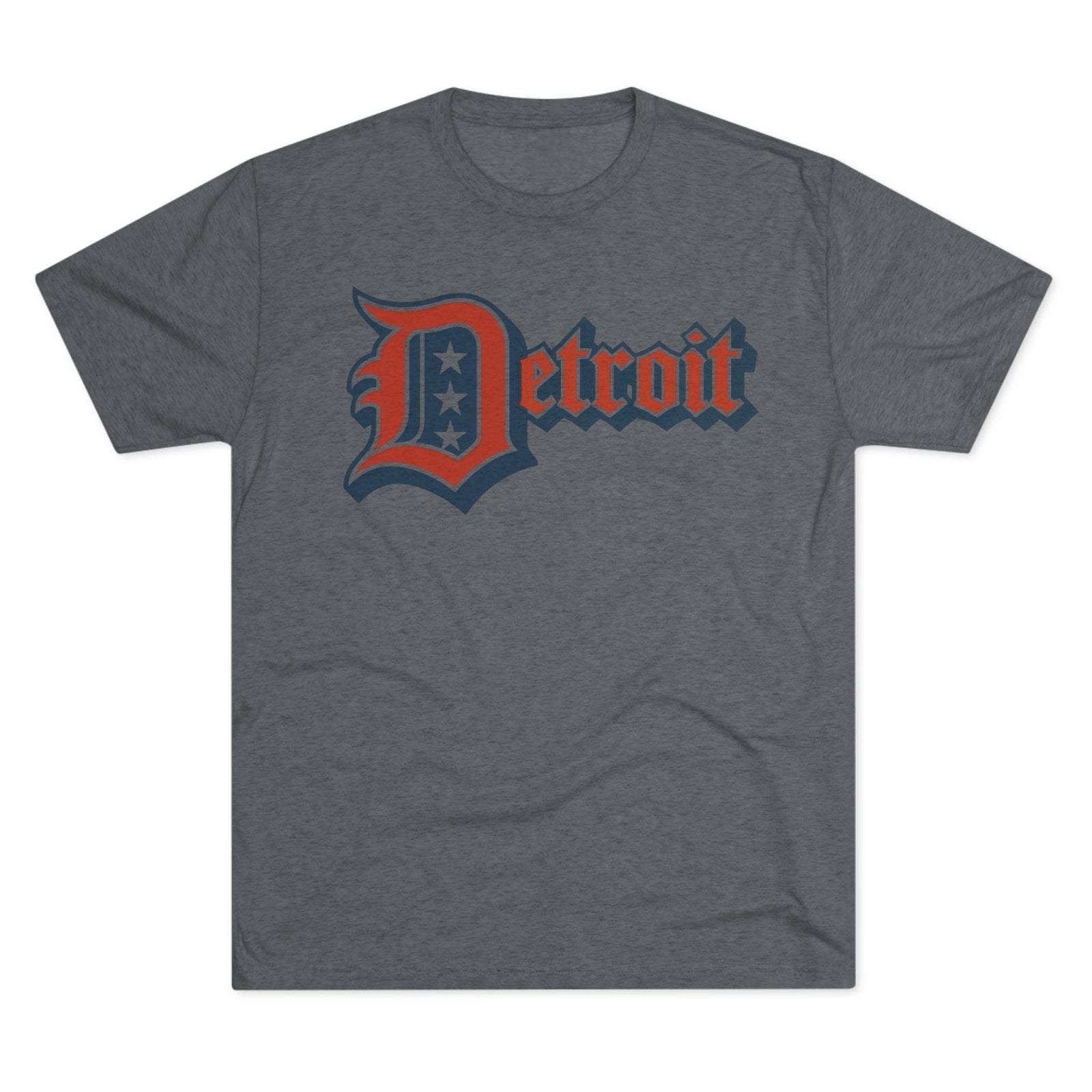 Detroit 4th of July Tri - Blend Tee, Patriotic Unisex Crew Shirt, Holiday Celebration T-Shirt, City Pride Tee, Festive July 4th Apparel - Selden & Kingsley