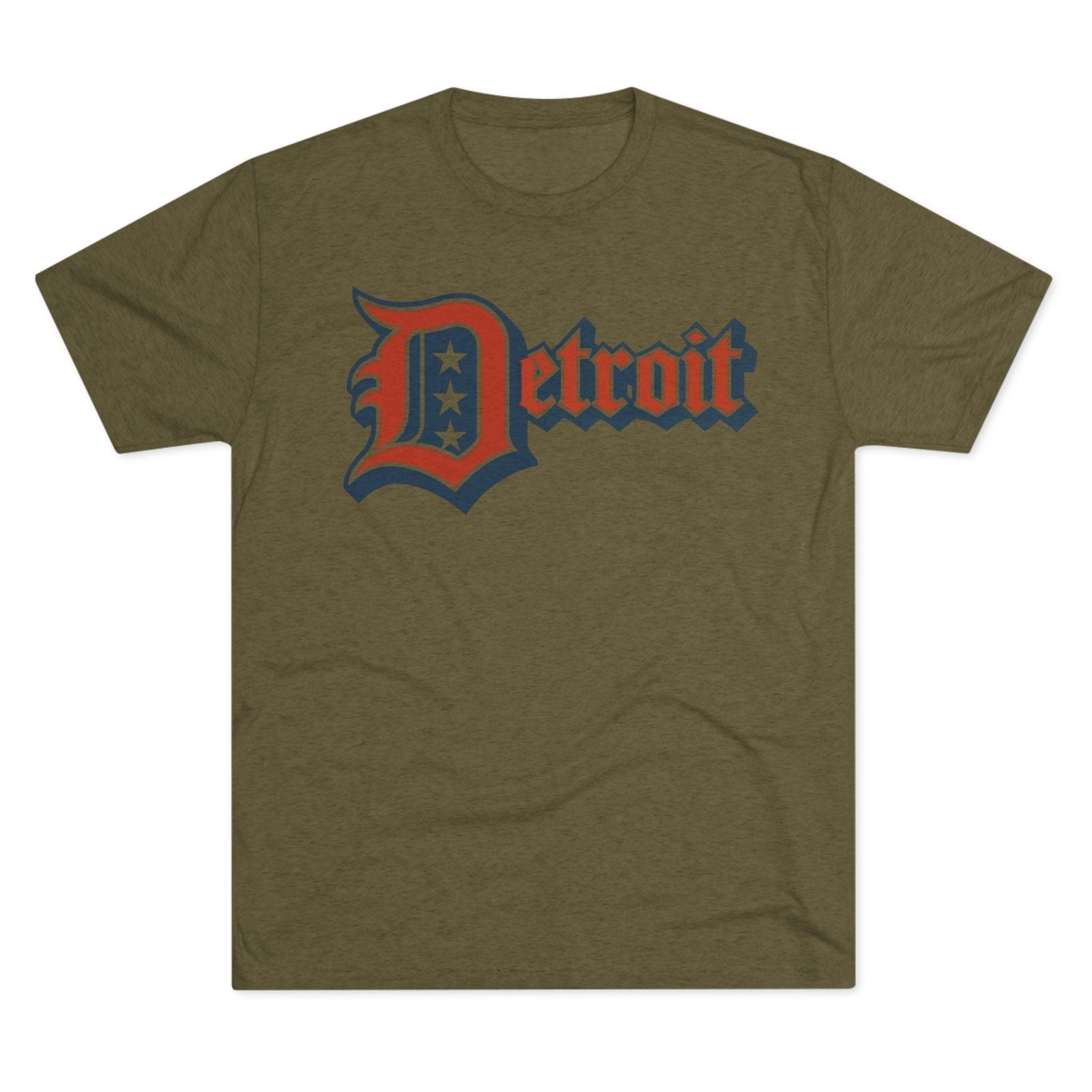 Detroit 4th of July Tri - Blend Tee, Patriotic Unisex Crew Shirt, Holiday Celebration T-Shirt, City Pride Tee, Festive July 4th Apparel - Selden & Kingsley