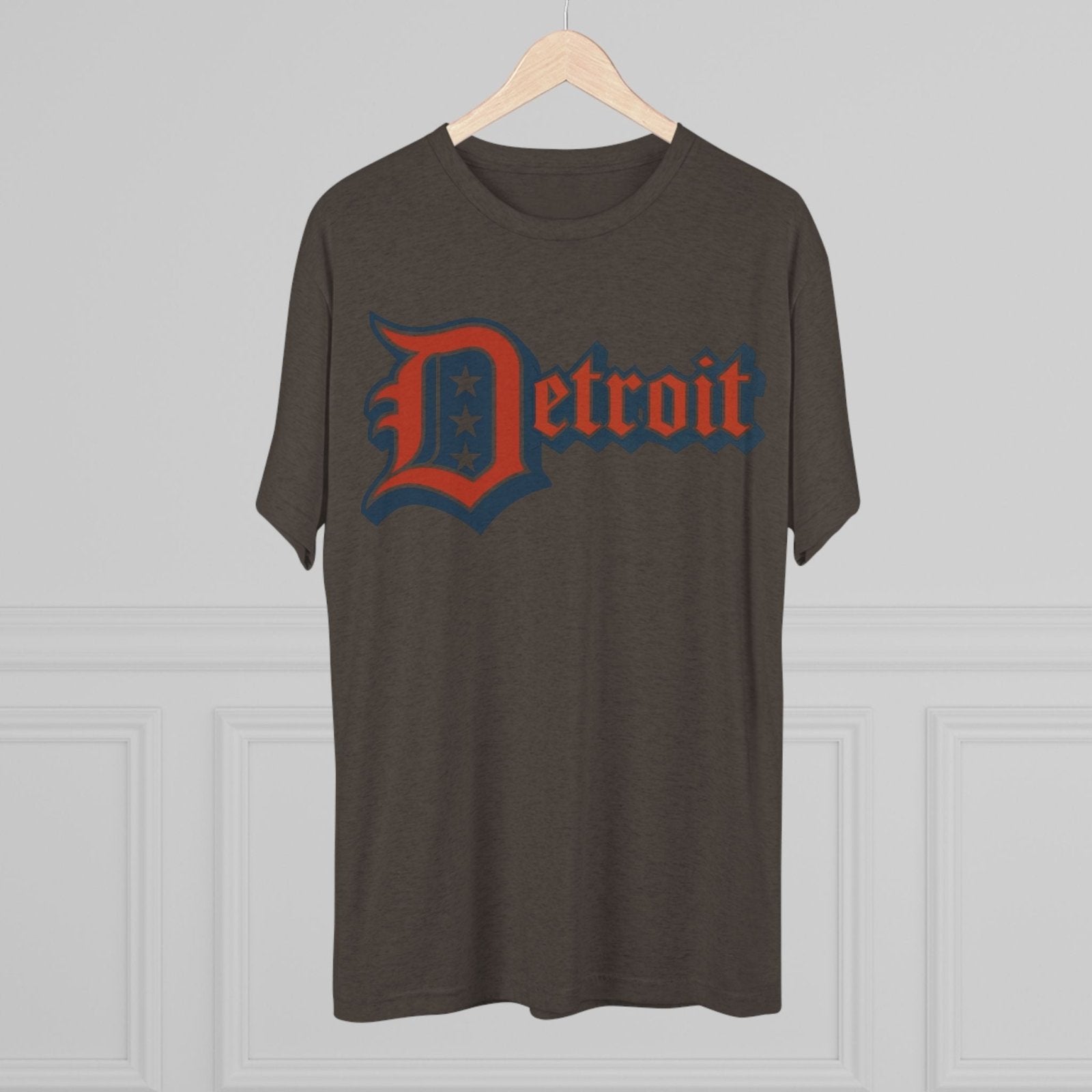 Detroit 4th of July Tri - Blend Tee, Patriotic Unisex Crew Shirt, Holiday Celebration T-Shirt, City Pride Tee, Festive July 4th Apparel - Selden &amp; Kingsley