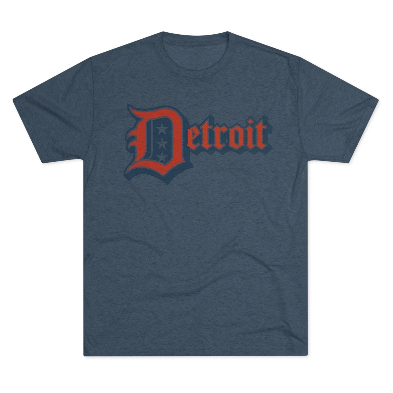 Detroit 4th of July Tri - Blend Tee, Patriotic Unisex Crew Shirt, Holiday Celebration T-Shirt, City Pride Tee, Festive July 4th Apparel - Selden &amp; Kingsley