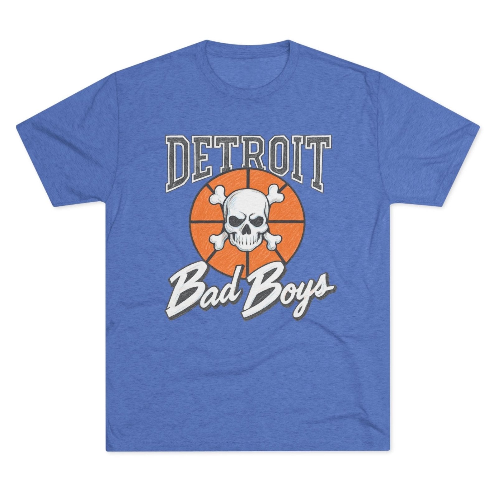 Detroit Bad Boys Champions Tri - Blend Tee, Basketball Era Tee, Back to Back Champions Shirt, Unisex Crew Tee, Pistons Fan Gift - Selden & Kingsley