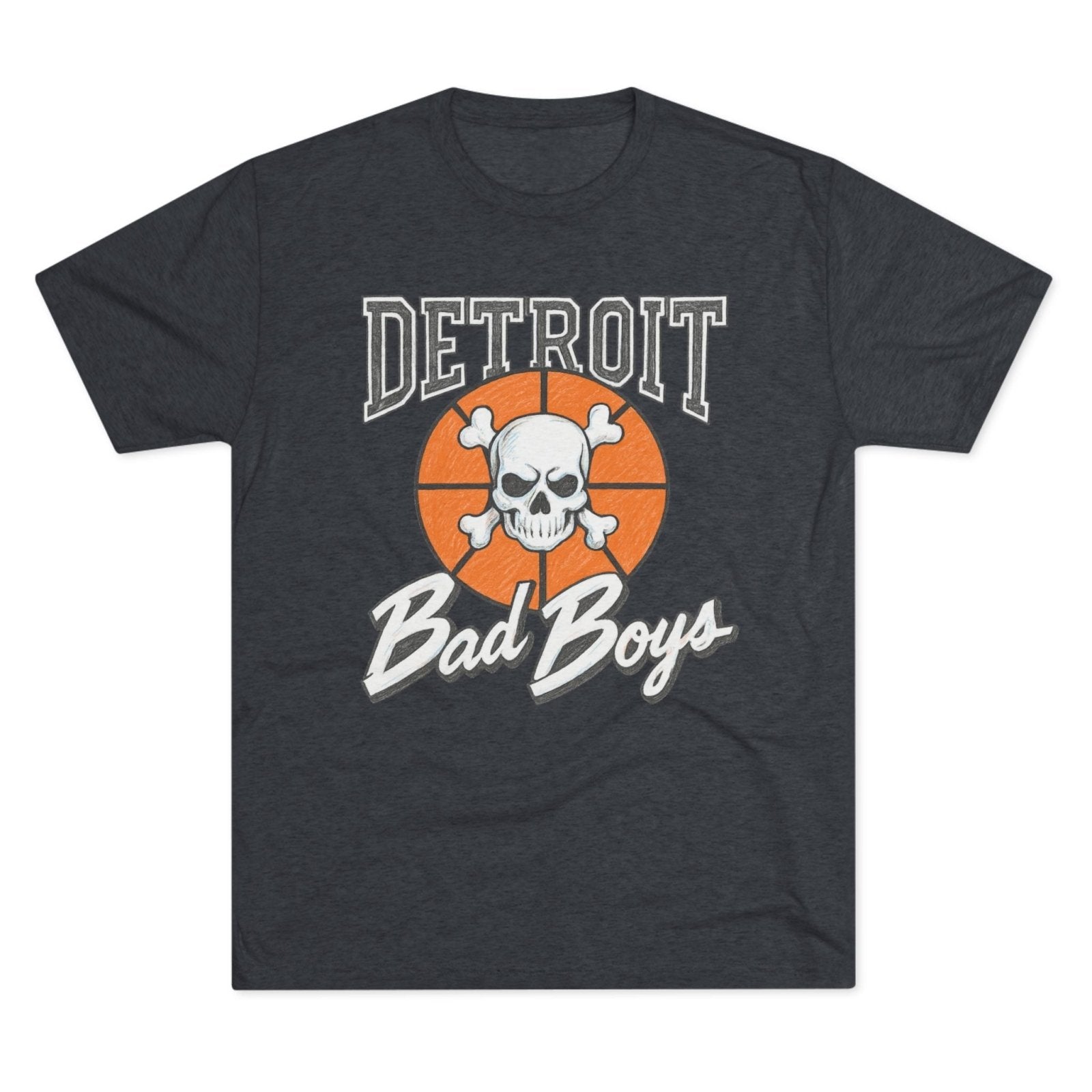 Detroit Bad Boys Champions Tri - Blend Tee, Basketball Era Tee, Back to Back Champions Shirt, Unisex Crew Tee, Pistons Fan Gift - Selden & Kingsley