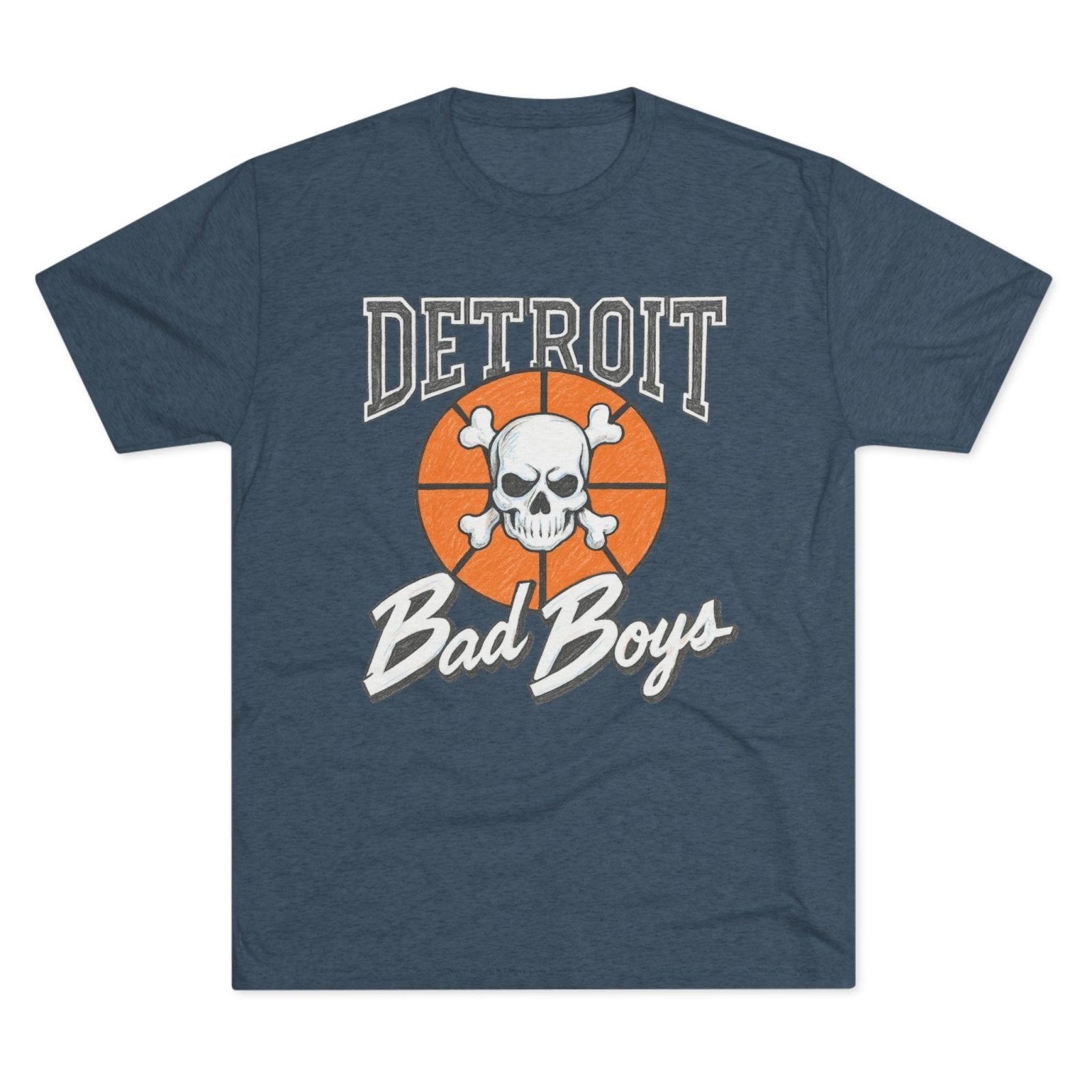 Detroit Bad Boys Champions Tri - Blend Tee, Basketball Era Tee, Back to Back Champions Shirt, Unisex Crew Tee, Pistons Fan Gift - Selden & Kingsley