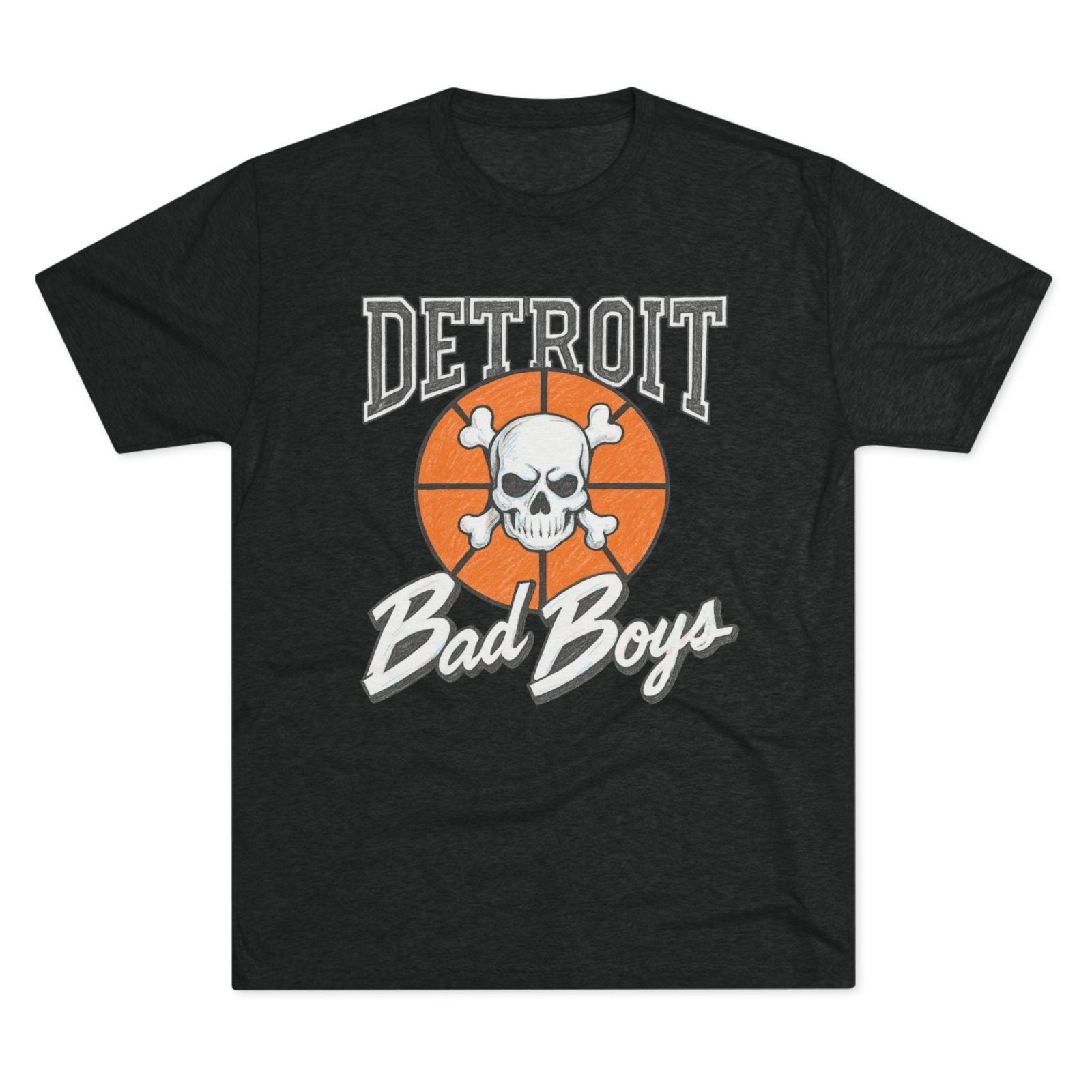 Detroit Bad Boys Champions Tri - Blend Tee, Basketball Era Tee, Back to Back Champions Shirt, Unisex Crew Tee, Pistons Fan Gift - Selden & Kingsley