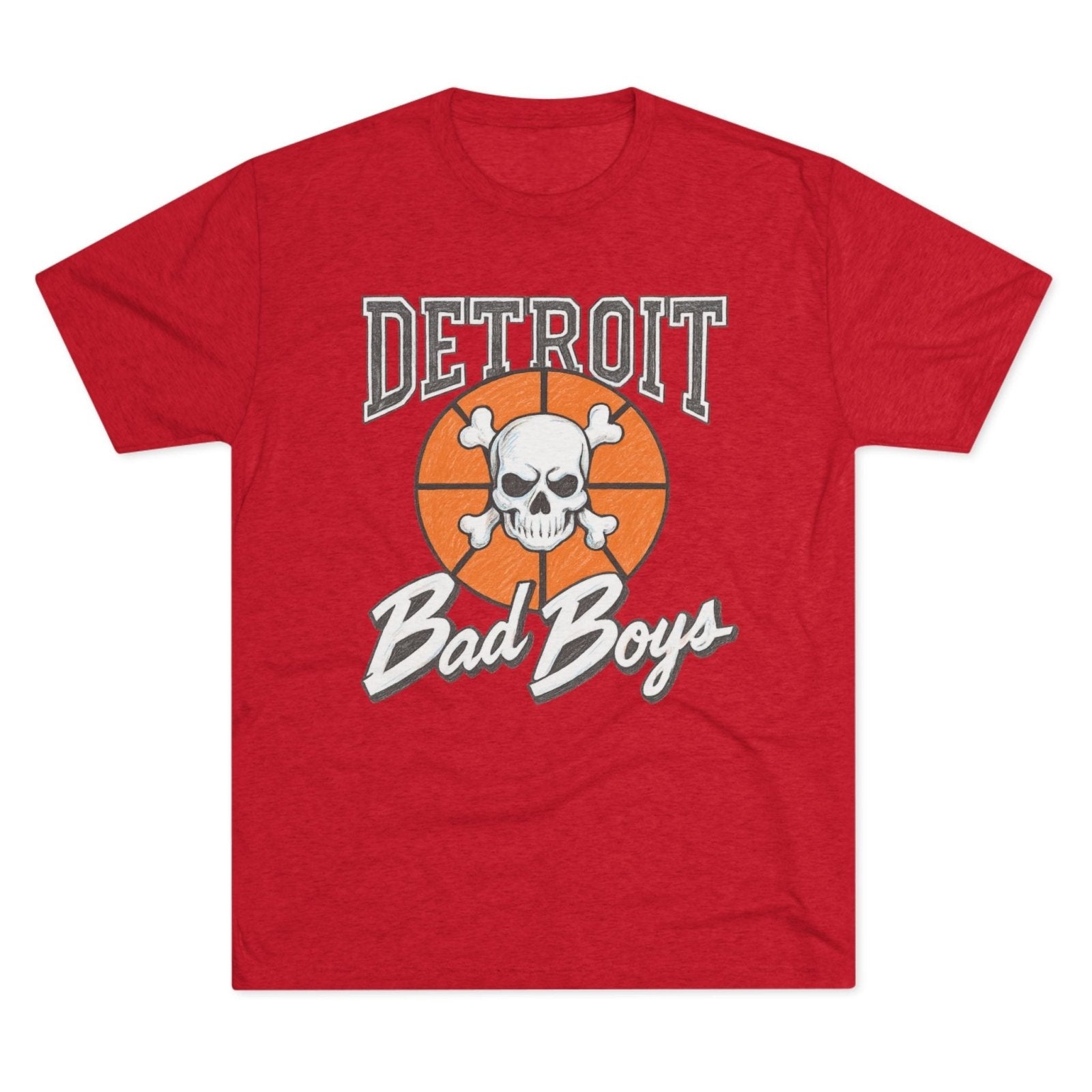 Detroit Bad Boys Champions Tri - Blend Tee, Basketball Era Tee, Back to Back Champions Shirt, Unisex Crew Tee, Pistons Fan Gift - Selden & Kingsley