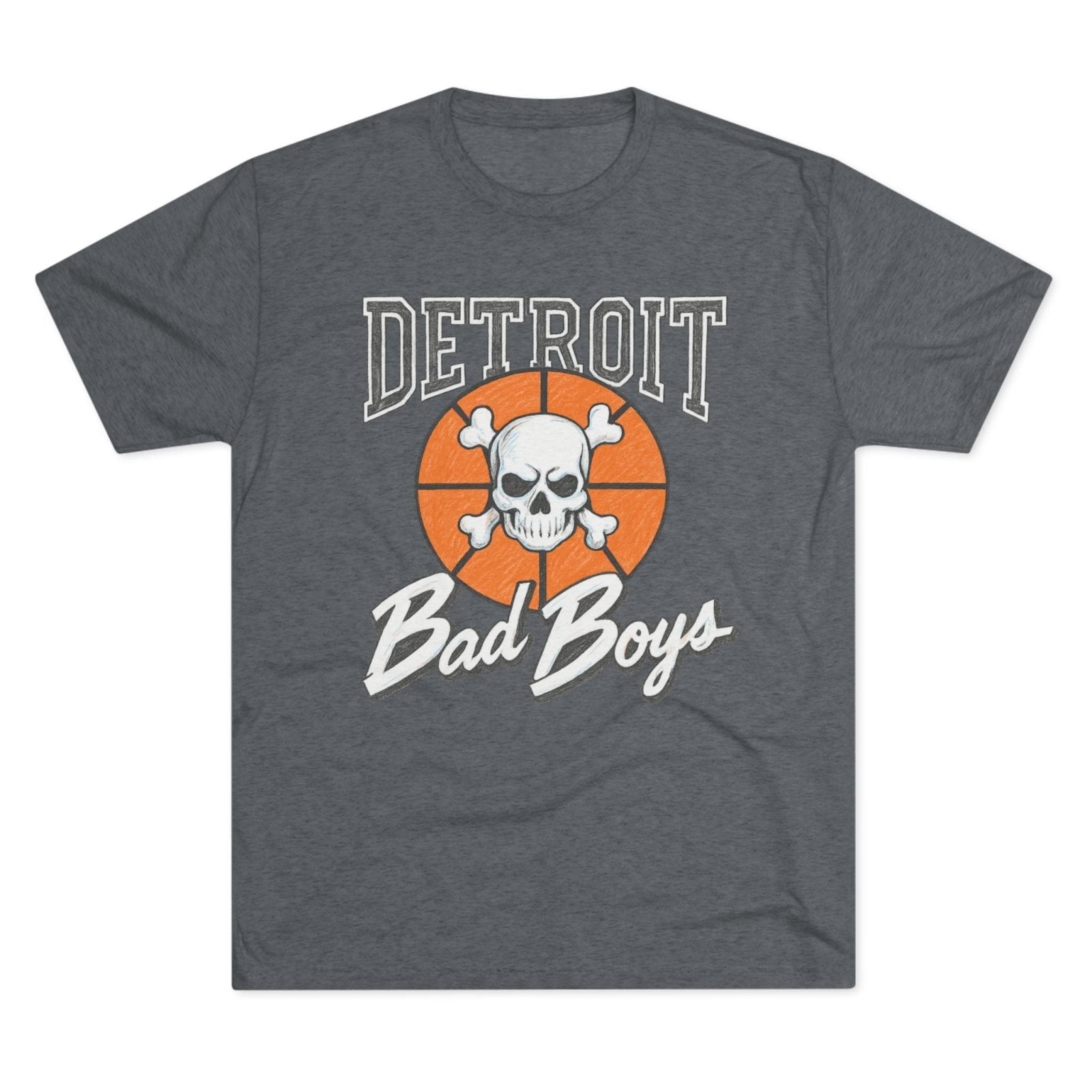 Detroit Bad Boys Champions Tri - Blend Tee, Basketball Era Tee, Back to Back Champions Shirt, Unisex Crew Tee, Pistons Fan Gift - Selden & Kingsley