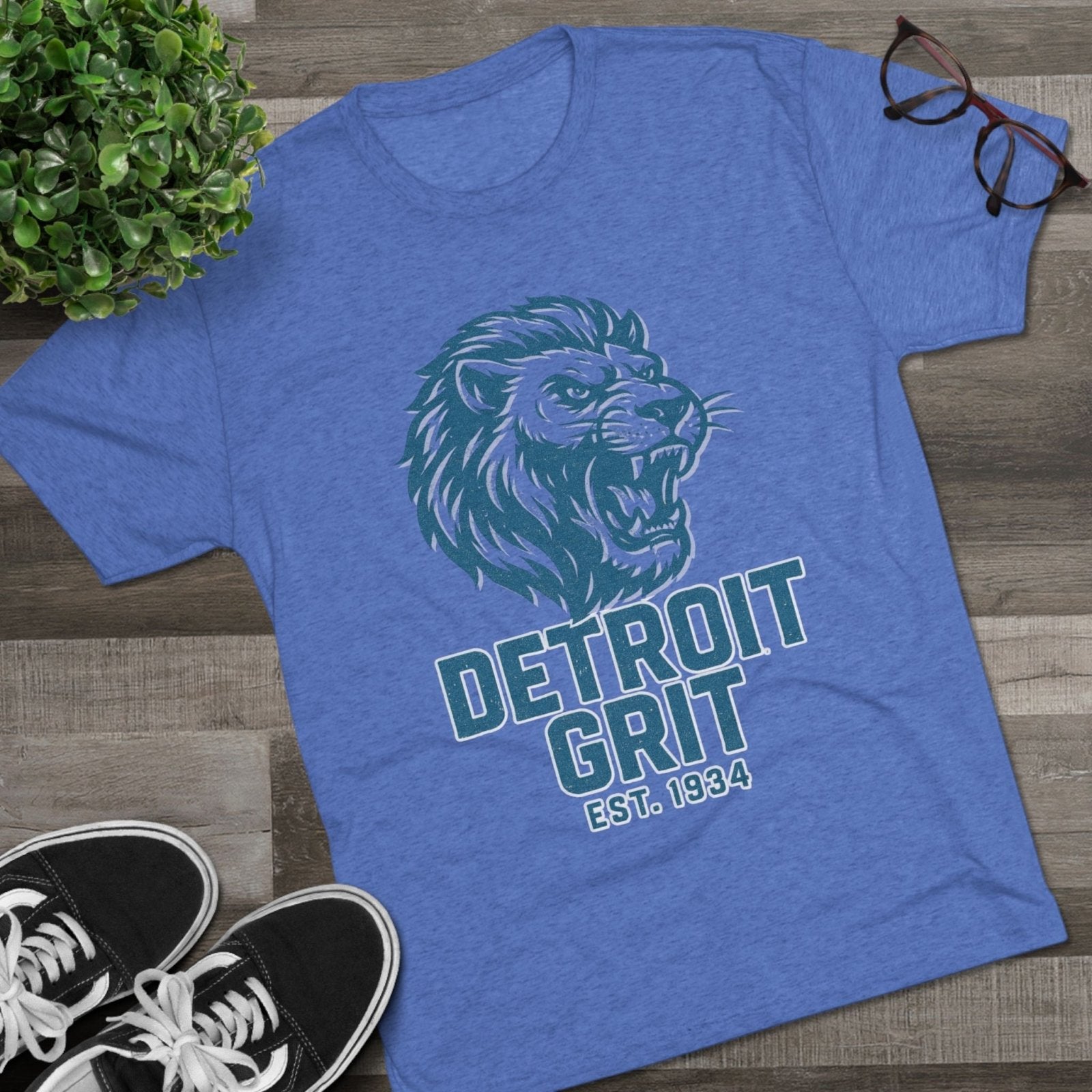 Detroit Lions Football T-Shirt, Motor City Tee, Detroit Pride Shirt, Detroit Sports Fan Apparel, Lions Game Day Top - Selden &amp; Kingsley