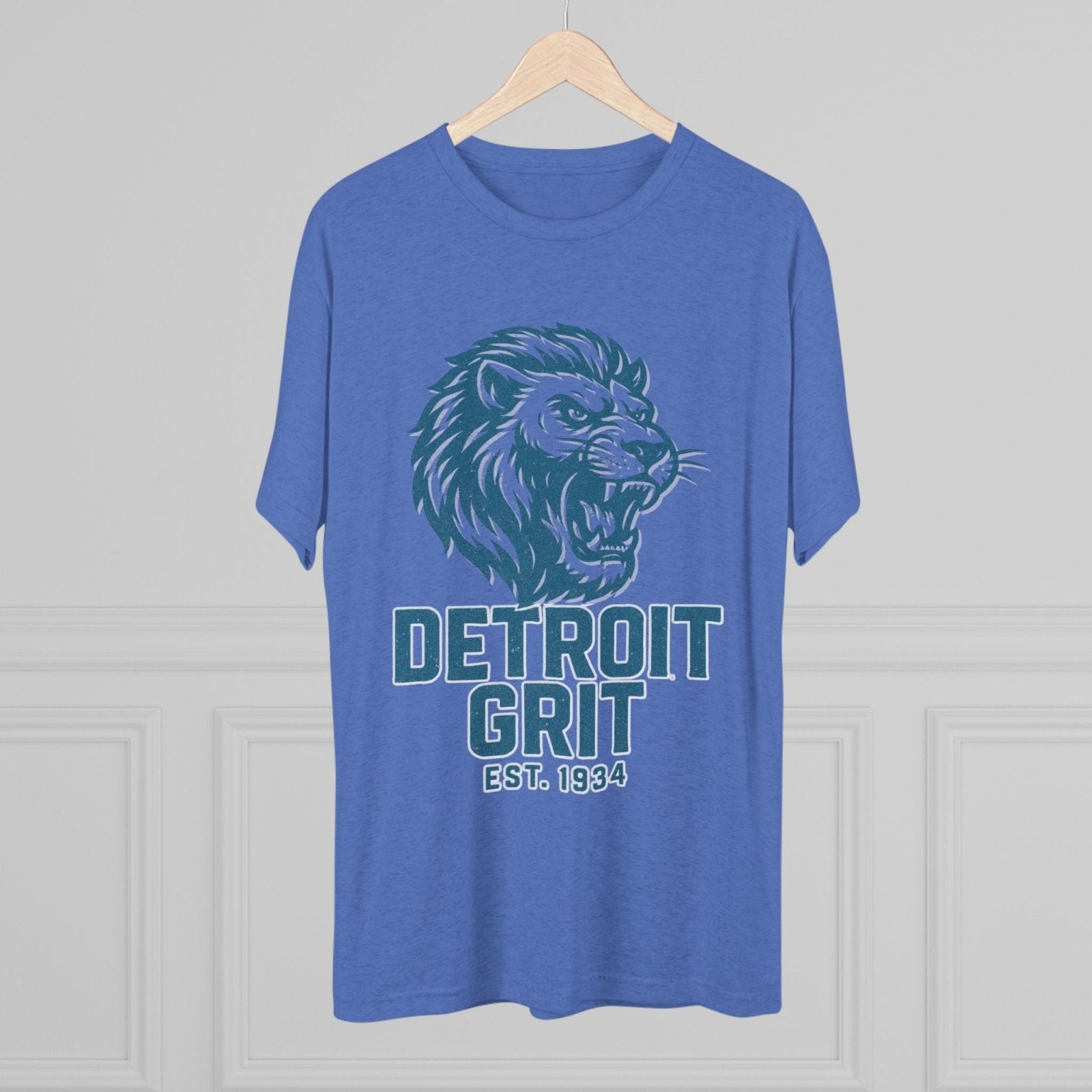 Detroit Lions Football T-Shirt, Motor City Tee, Detroit Pride Shirt, Detroit Sports Fan Apparel, Lions Game Day Top - Selden &amp; Kingsley