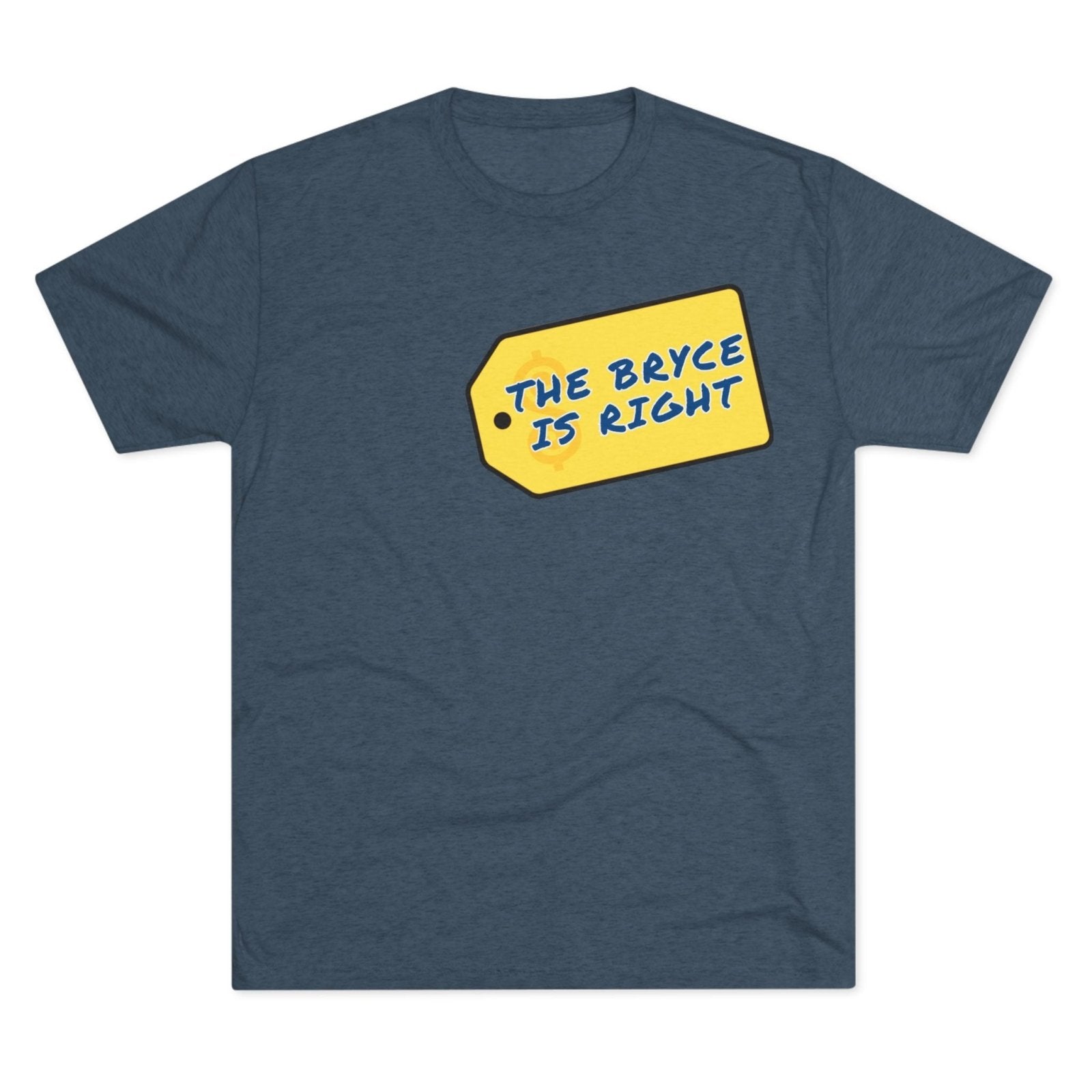 Funny Michigan QB Bryce Unisex Tri - Blend Crew Tee - Price is Right Theme, College Football Fan Shirt, Sports Apparel, Gift for - Selden & Kingsley