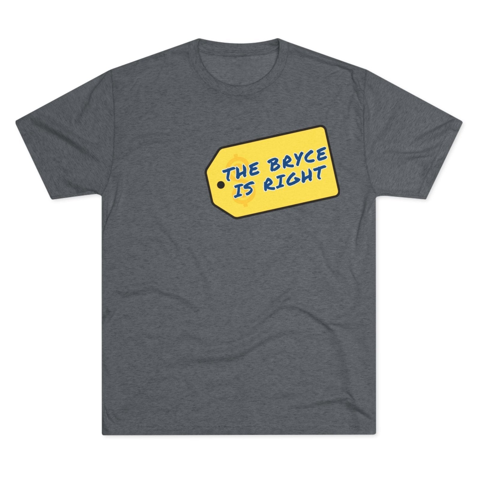 Funny Michigan QB Bryce Unisex Tri - Blend Crew Tee - Price is Right Theme, College Football Fan Shirt, Sports Apparel, Gift for - Selden & Kingsley