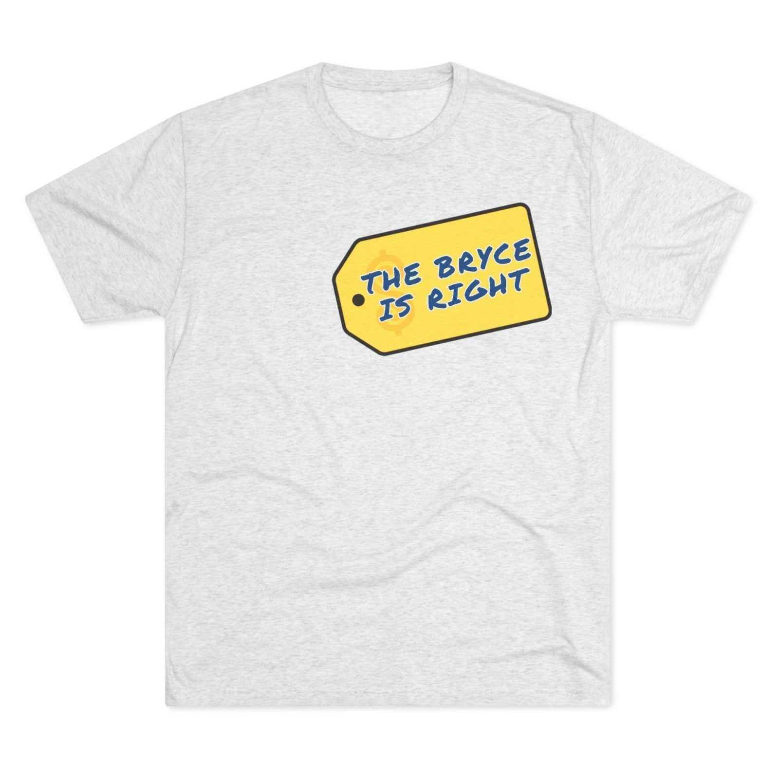 Funny Michigan QB Bryce Unisex Tri - Blend Crew Tee - Price is Right Theme, College Football Fan Shirt, Sports Apparel, Gift for - Selden & Kingsley