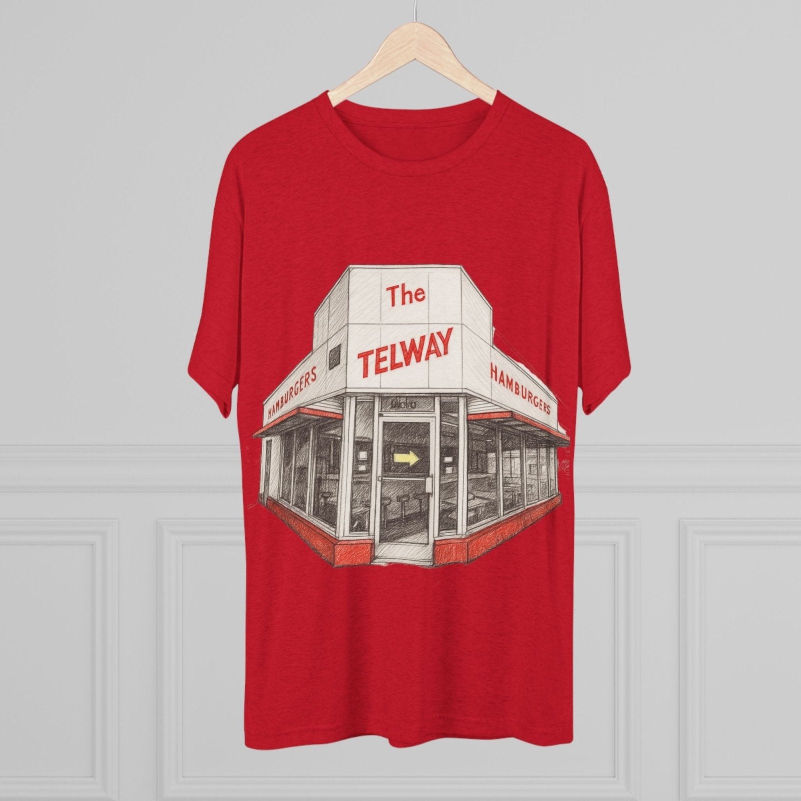 Hamburger Lover Tee, Detroit Burger Shirt, Foodie Apparel, Comfortable Graphic T-Shirt, Unisex T-Shirt - Selden &amp; Kingsley
