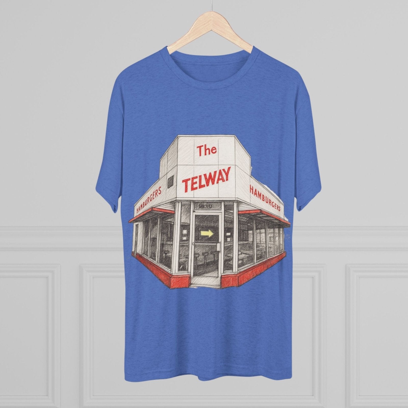 Hamburger Lover Tee, Detroit Burger Shirt, Foodie Apparel, Comfortable Graphic T-Shirt, Unisex T-Shirt - Selden &amp; Kingsley
