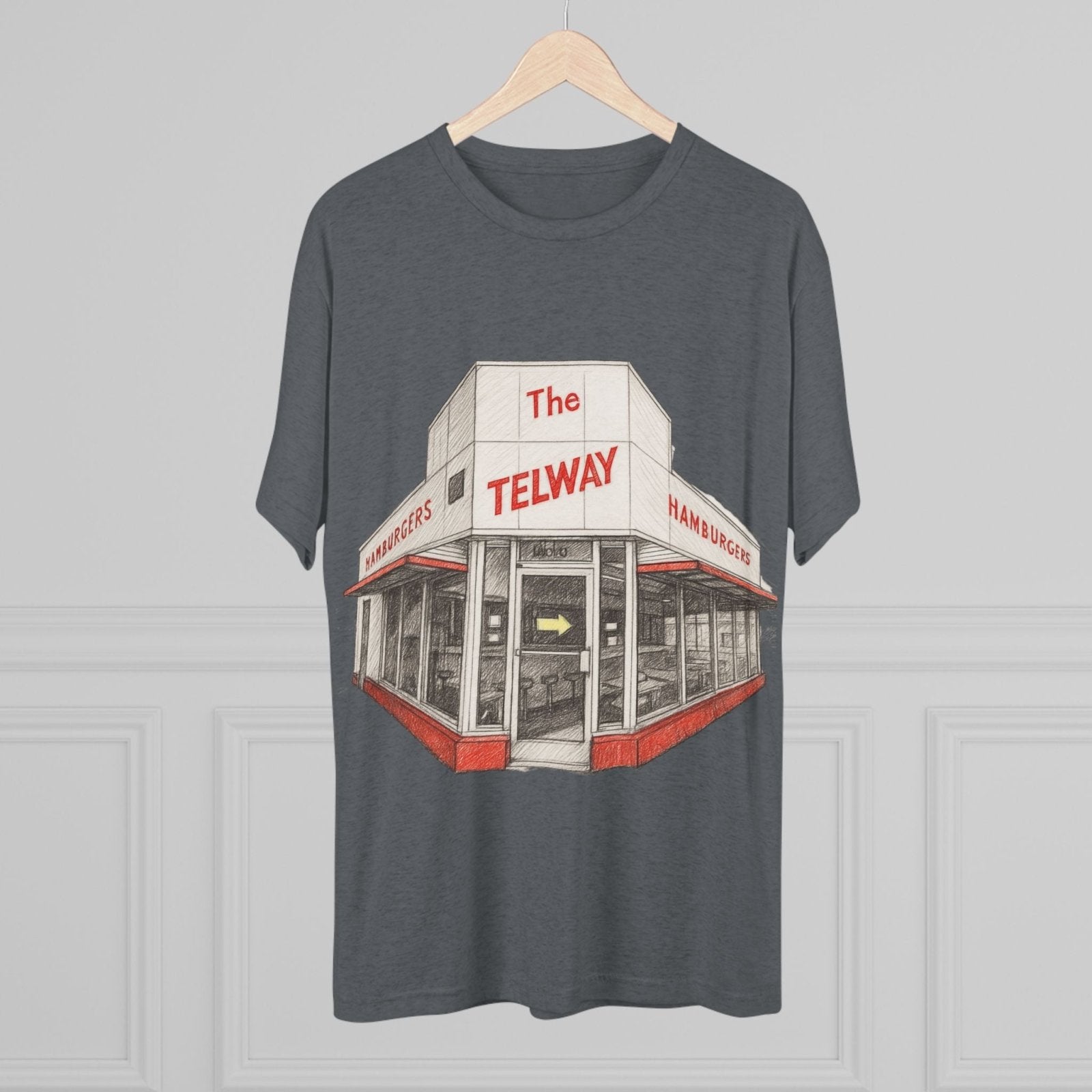 Hamburger Lover Tee, Detroit Burger Shirt, Foodie Apparel, Comfortable Graphic T-Shirt, Unisex T-Shirt - Selden &amp; Kingsley