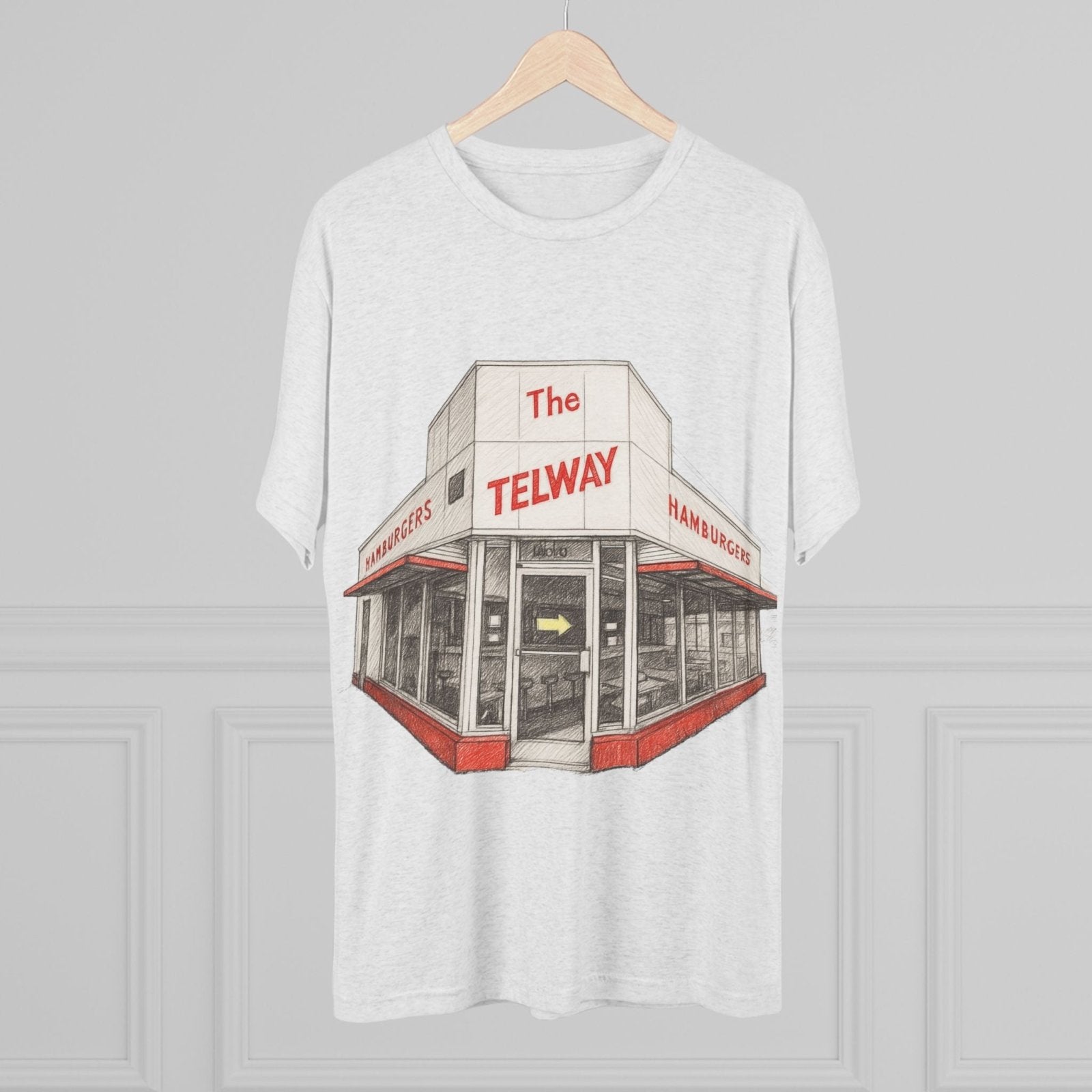 Hamburger Lover Tee, Detroit Burger Shirt, Foodie Apparel, Comfortable Graphic T-Shirt, Unisex T-Shirt - Selden &amp; Kingsley