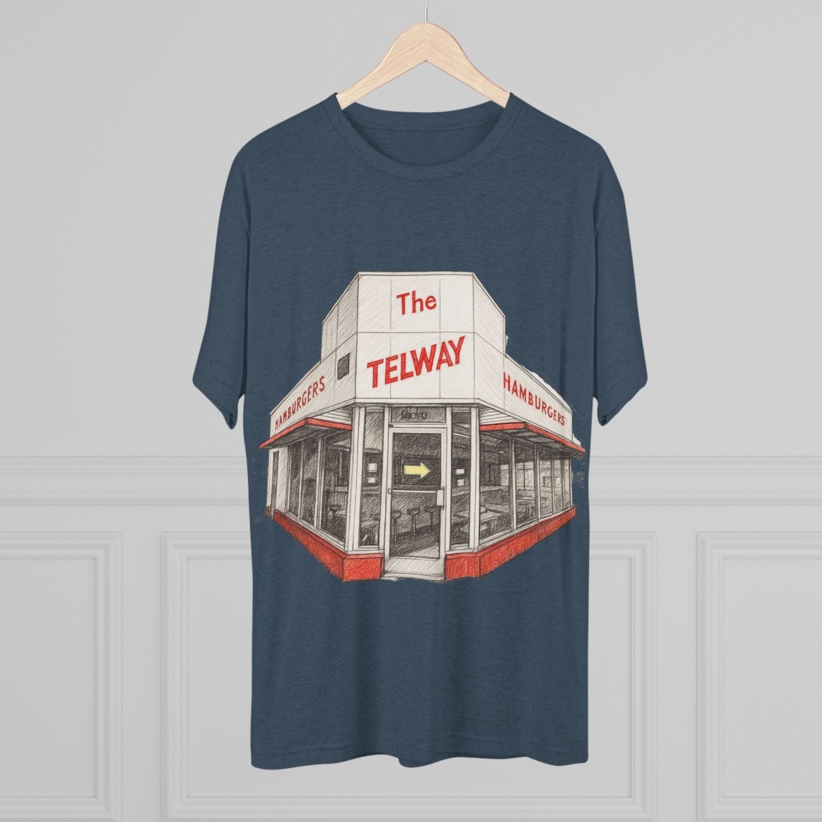Hamburger Lover Tee, Detroit Burger Shirt, Foodie Apparel, Comfortable Graphic T-Shirt, Unisex T-Shirt - Selden &amp; Kingsley