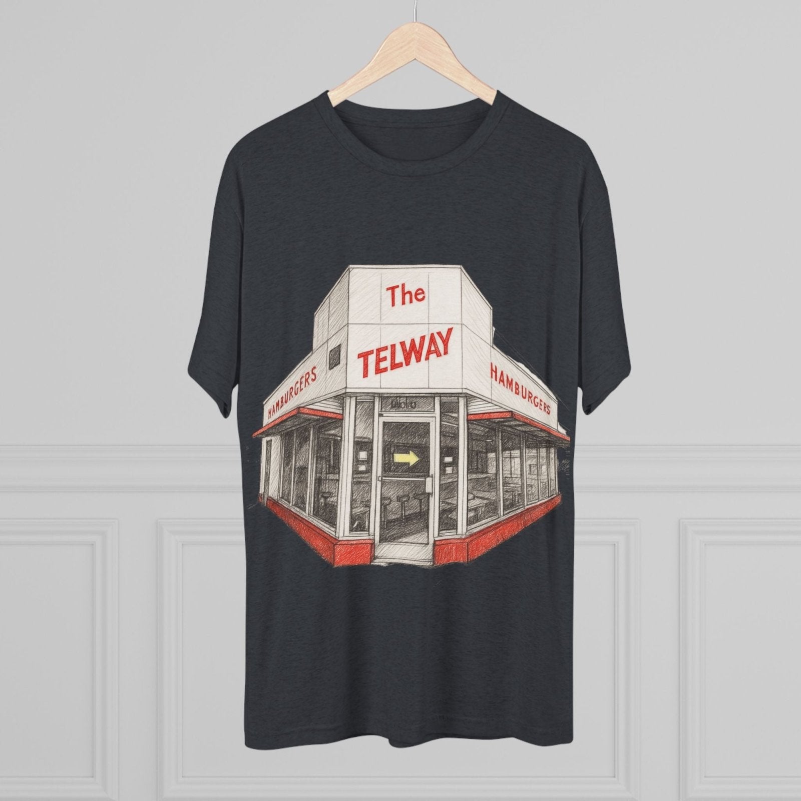 Hamburger Lover Tee, Detroit Burger Shirt, Foodie Apparel, Comfortable Graphic T-Shirt, Unisex T-Shirt - Selden &amp; Kingsley