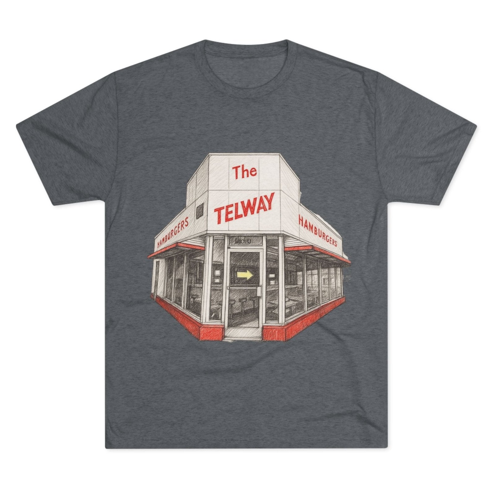 Hamburger Lover Tee, Detroit Burger Shirt, Foodie Apparel, Comfortable Graphic T-Shirt, Unisex T-Shirt - Selden & Kingsley