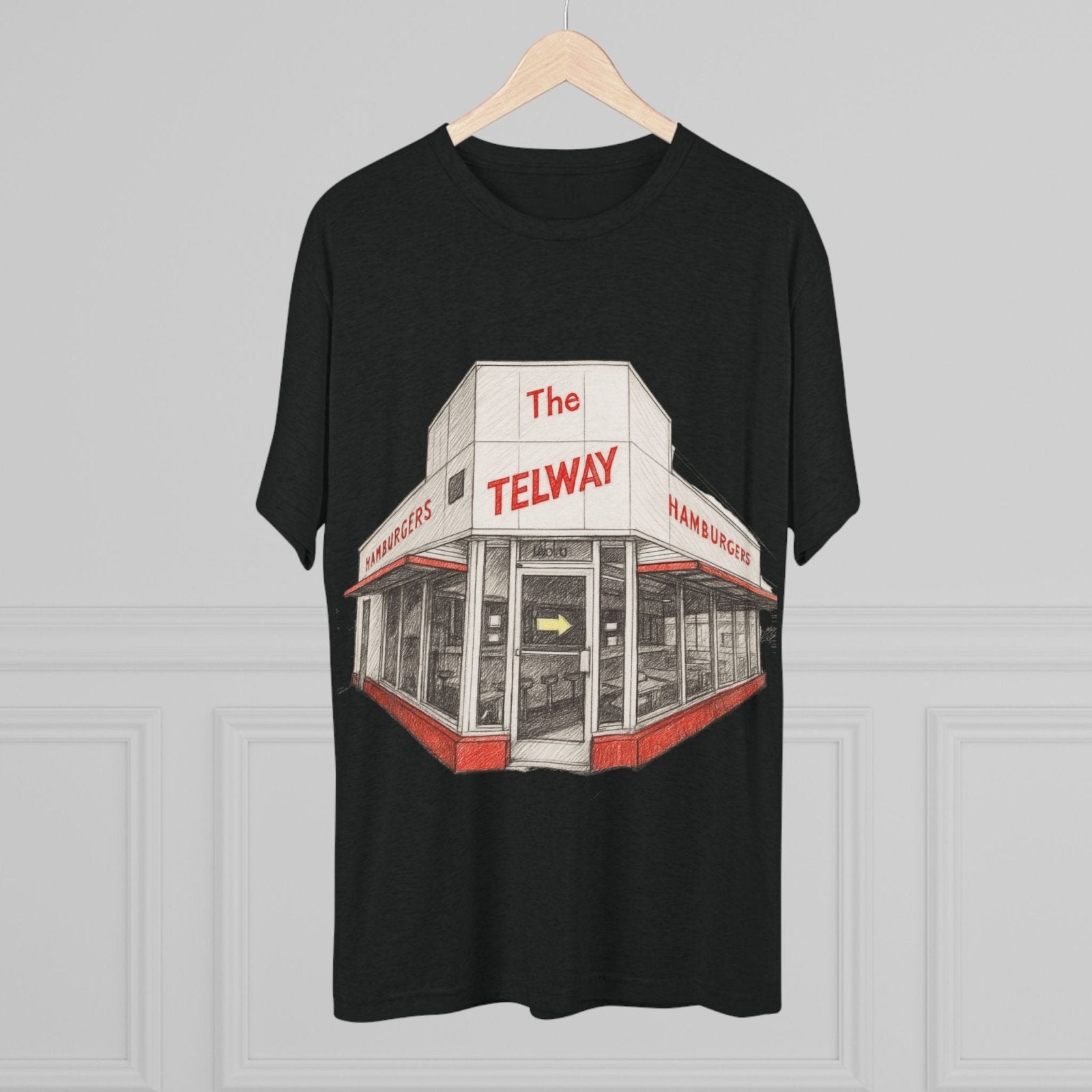 Hamburger Lover Tee, Detroit Burger Shirt, Foodie Apparel, Comfortable Graphic T-Shirt, Unisex T-Shirt - Selden &amp; Kingsley