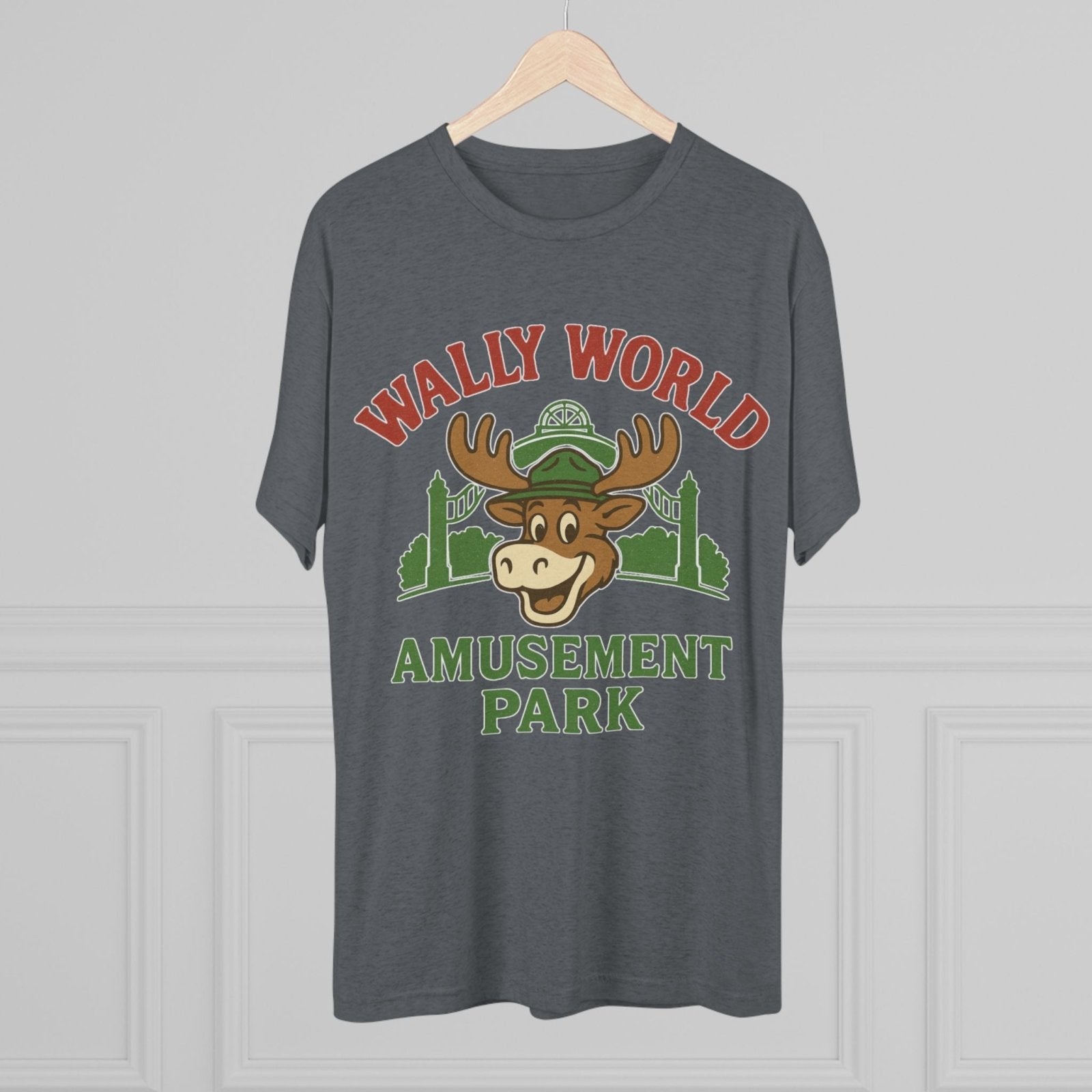 National Lampoon&#39;s Vacation Wally World Tri - Blend Tee, Griswold Family Christmas Gift, Retro 80s Movie Shirt, Funny Holiday Apparel, Clark - Selden &amp; Kingsley