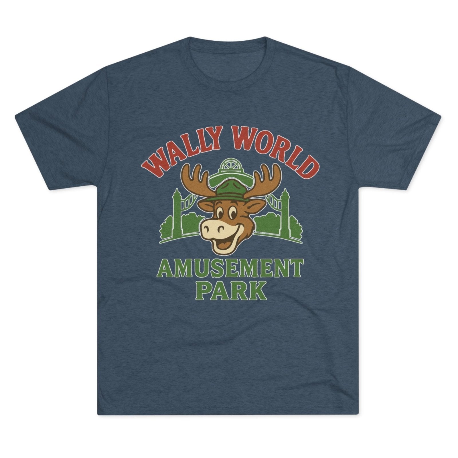 National Lampoon's Vacation Wally World Tri - Blend Tee, Griswold Family Christmas Gift, Retro 80s Movie Shirt, Funny Holiday Apparel, Clark - Selden & Kingsley