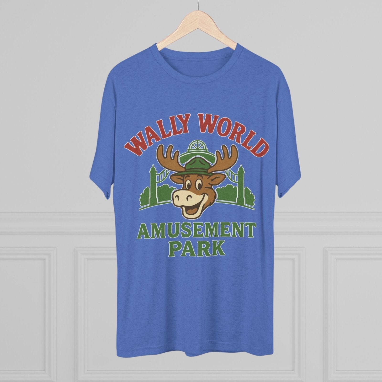 National Lampoon&#39;s Vacation Wally World Tri - Blend Tee, Griswold Family Christmas Gift, Retro 80s Movie Shirt, Funny Holiday Apparel, Clark - Selden &amp; Kingsley