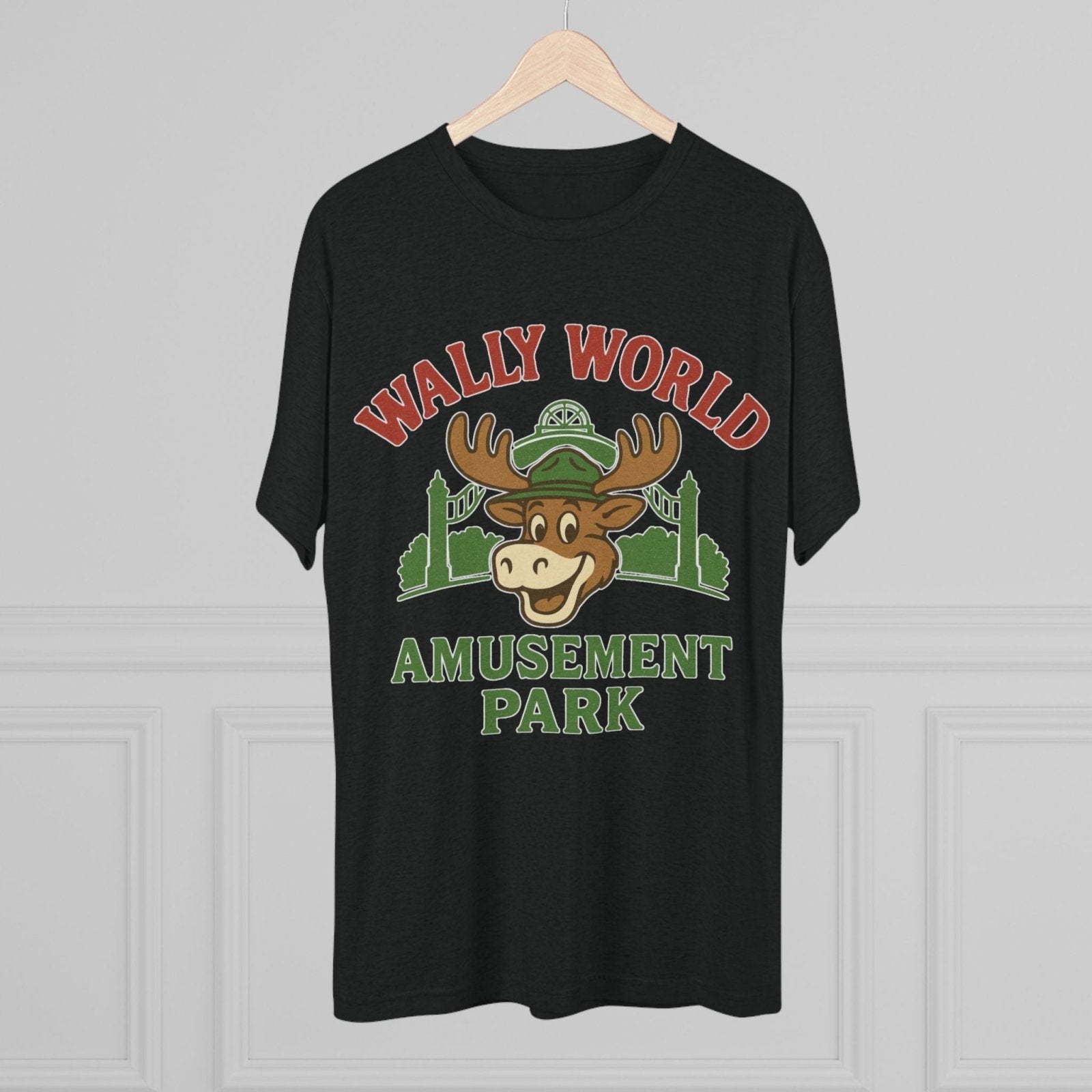 National Lampoon&#39;s Vacation Wally World Tri - Blend Tee, Griswold Family Christmas Gift, Retro 80s Movie Shirt, Funny Holiday Apparel, Clark - Selden &amp; Kingsley