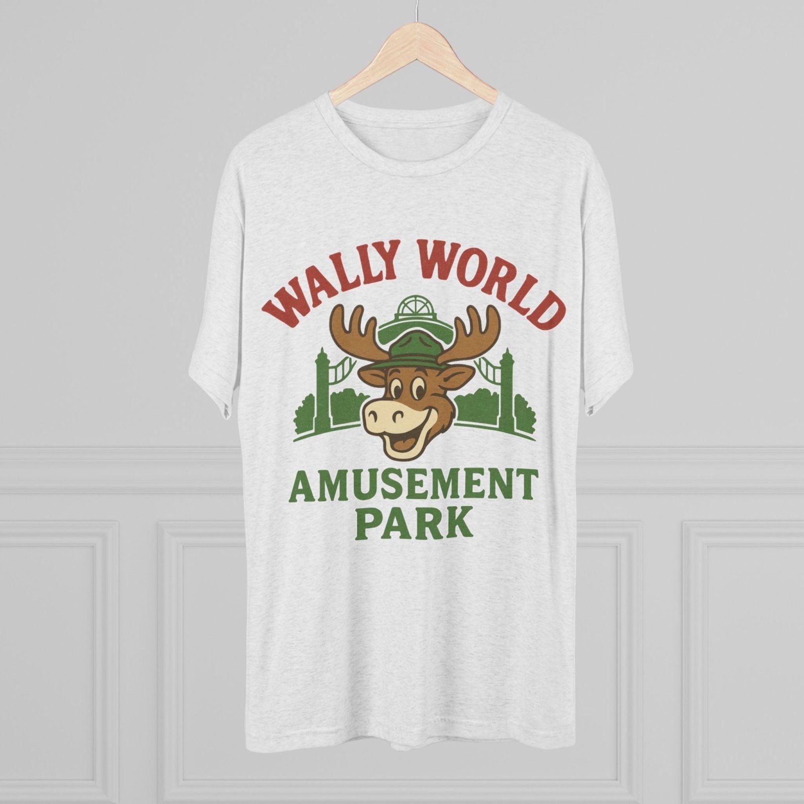 National Lampoon&#39;s Vacation Wally World Tri - Blend Tee, Griswold Family Christmas Gift, Retro 80s Movie Shirt, Funny Holiday Apparel, Clark - Selden &amp; Kingsley