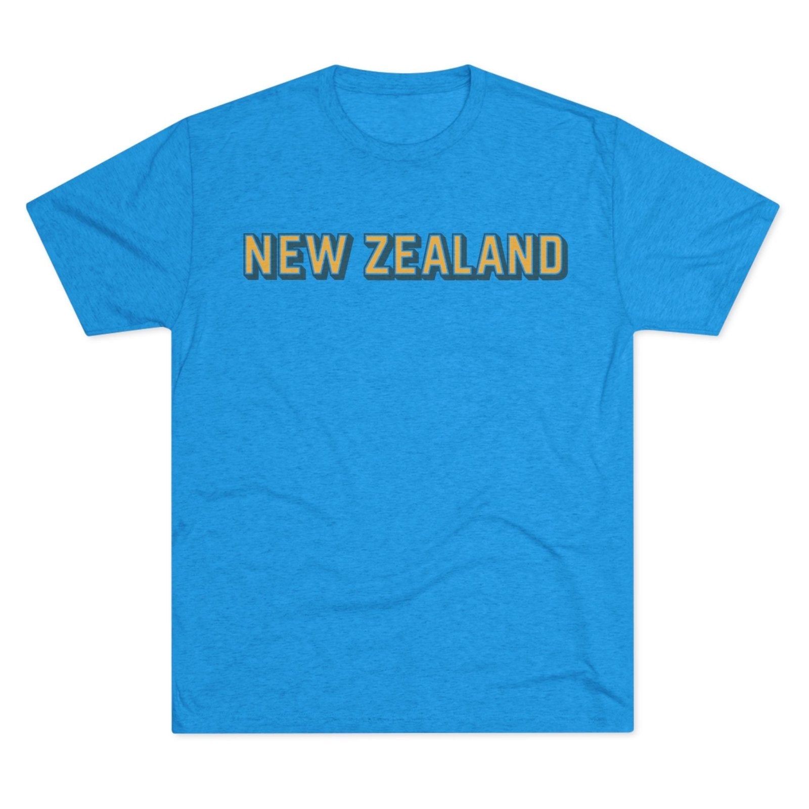 New Zealand Tri - Blend Tee, Classic Soft Shirt for Men and Women, Kiwi Travel Top, Vintage Style Tshirt, Comfortable Cotton Blend, Souvenir - Selden &amp; Kingsley