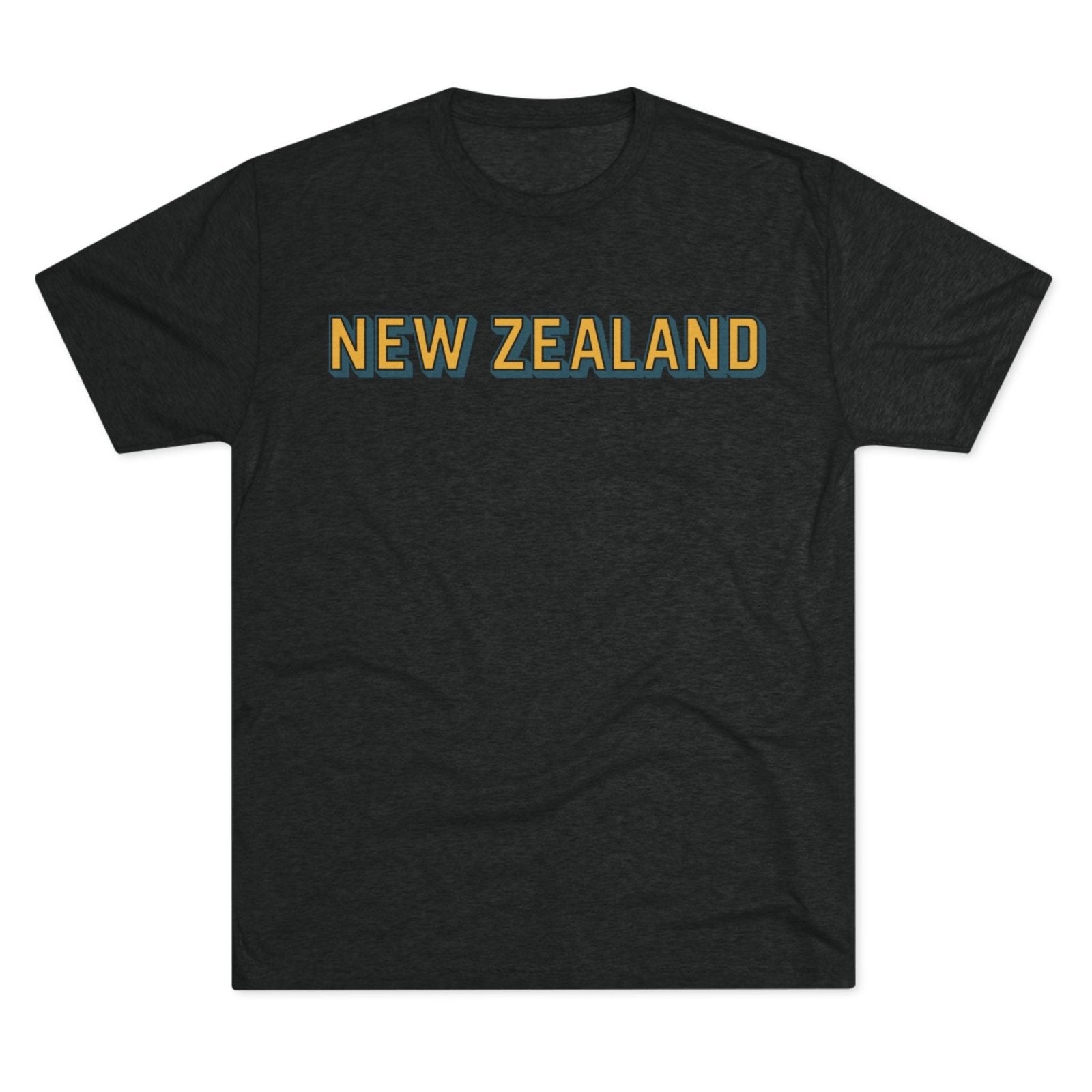 New Zealand Tri - Blend Tee, Classic Soft Shirt for Men and Women, Kiwi Travel Top, Vintage Style Tshirt, Comfortable Cotton Blend, Souvenir - Selden & Kingsley